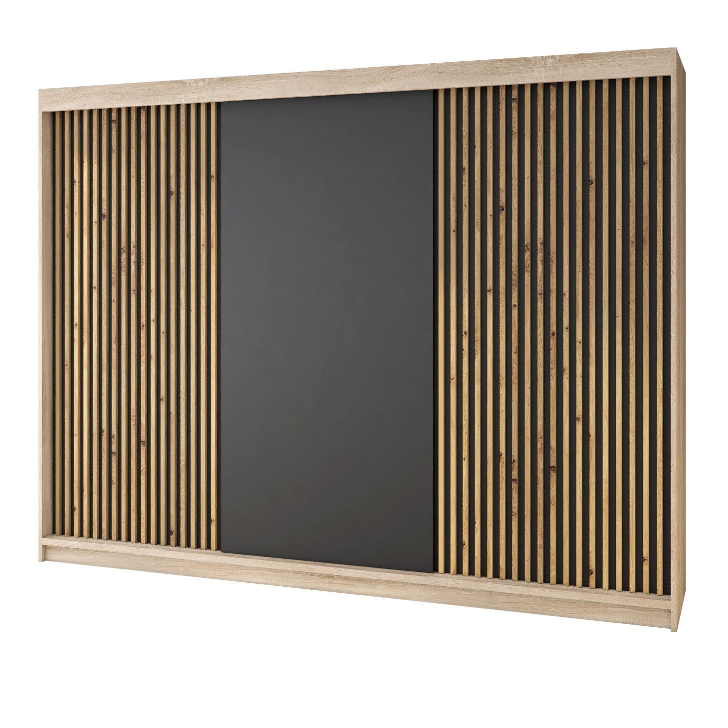 A&J MöbelLand GmbH Schiebetürenschrank IOSA 200 cm mit 4 Schubladen, und 3D günstig online kaufen