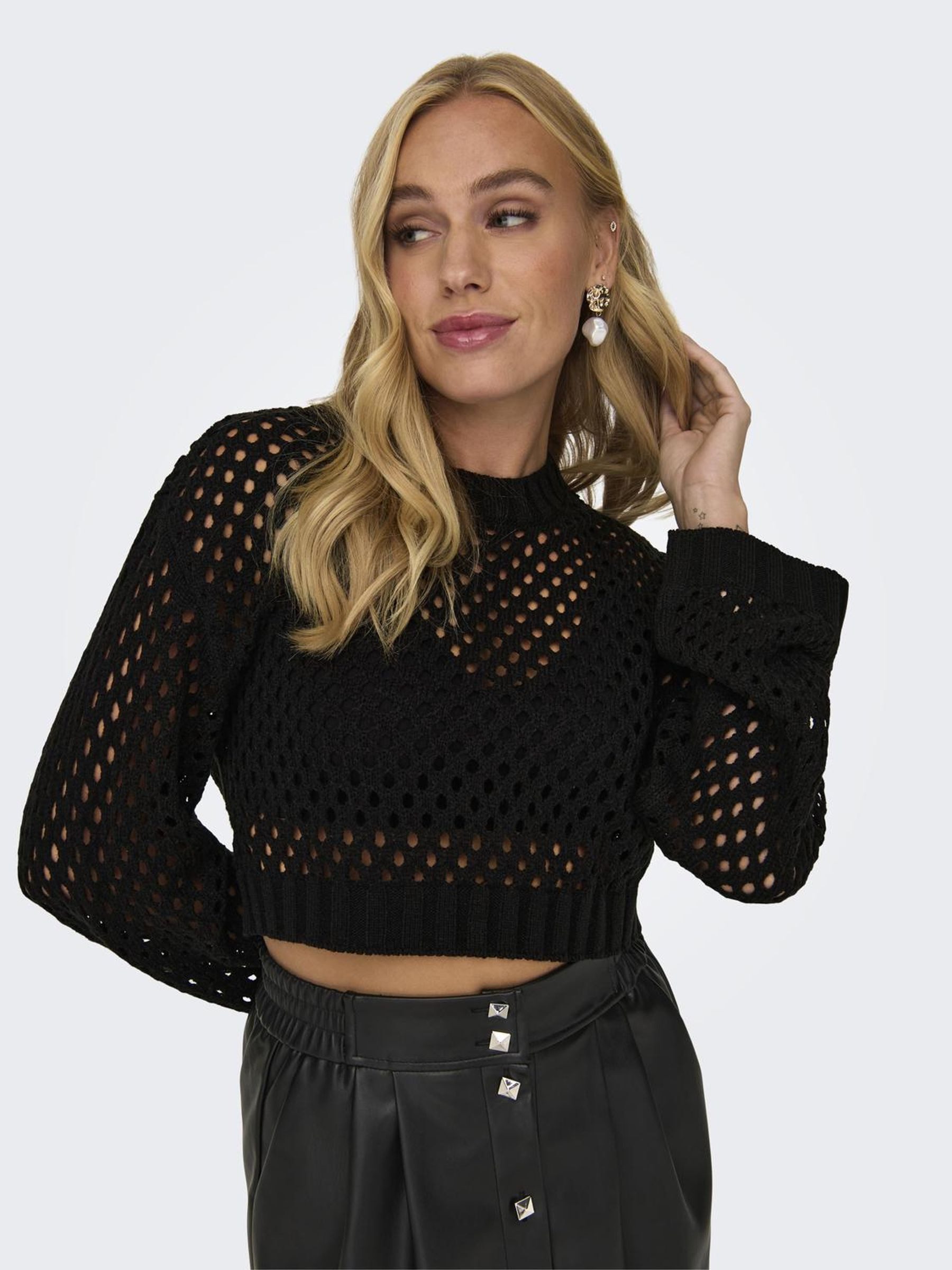 ONLY Strickpullover ONLSMILLA SHORT PULLOVER L/S günstig online kaufen