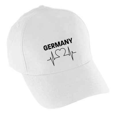 multifanshop Baseball Cap Germany - Herzschlag - Mütze