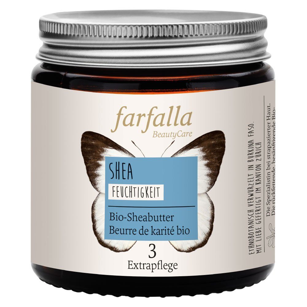 Farfalla Essentials AG Gesichtspflege Shea Bio-Sheabutter Feuchtigkeit, 100 g