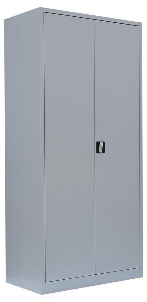 Steelboxx Mehrzweckschrank Aktenschrank Metallschrank abschließbar  Büroschrank 195x92,5x50cm (1-St) Komplett montiert, keine Montage notwendig