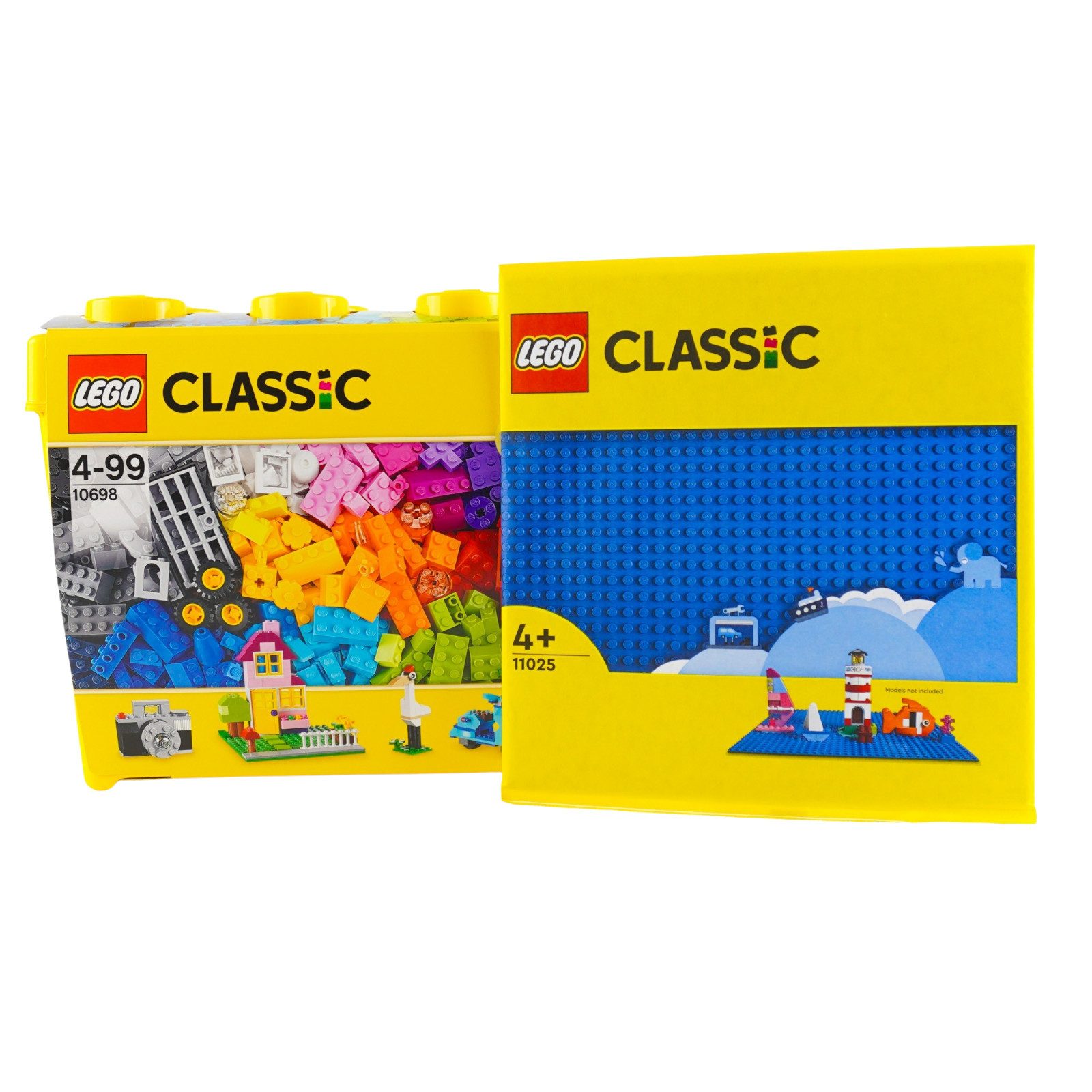 LEGO® LEGO® Classic Блурей плееры Box gross + 1 blaue Platte - 10698 Teile 791x Spielbausteine, (Bausteine, 791 St., Kreativ-Set), Made in Europe