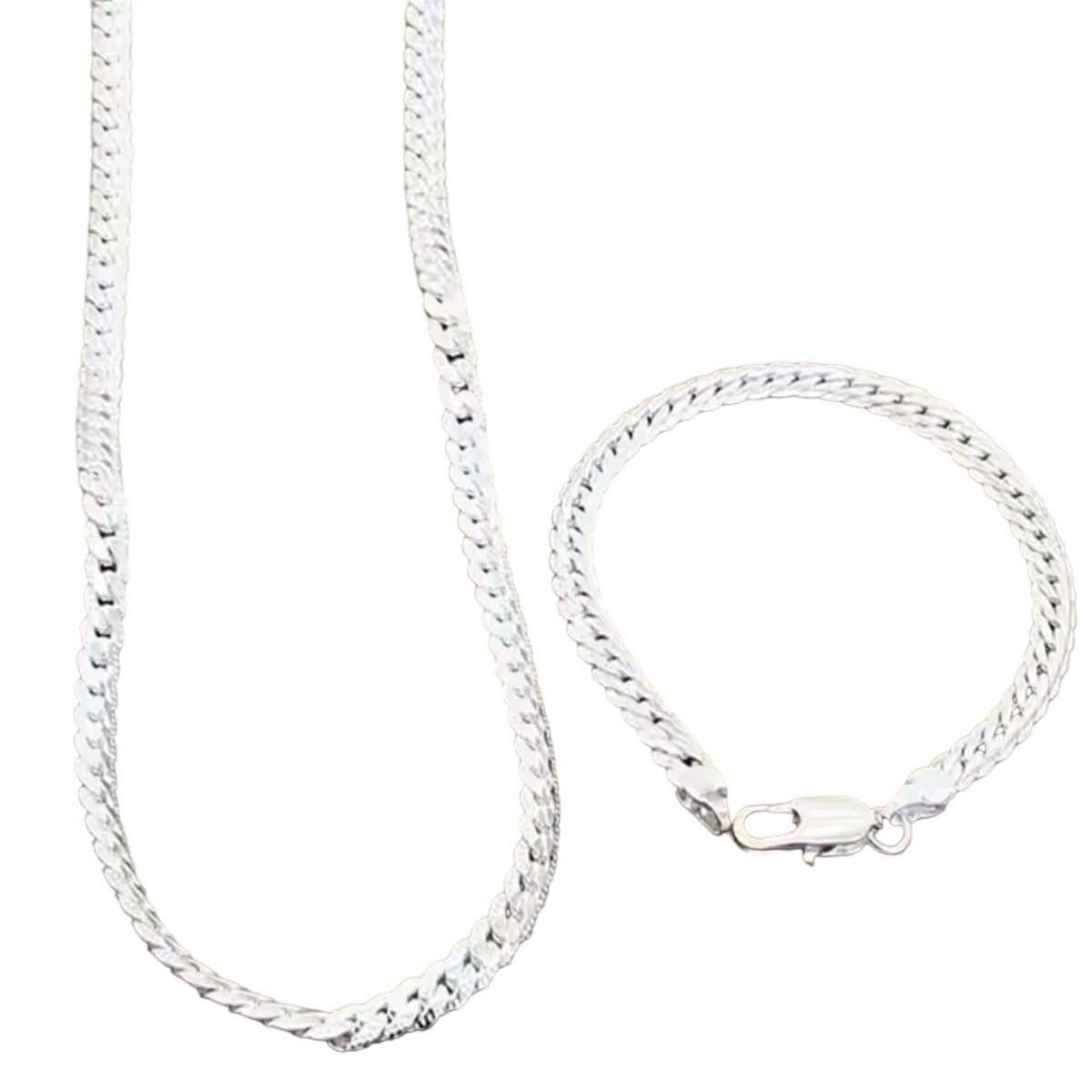 ELLAWIL Silberkette Silberkette & Armband Halskette günstig online kaufen
