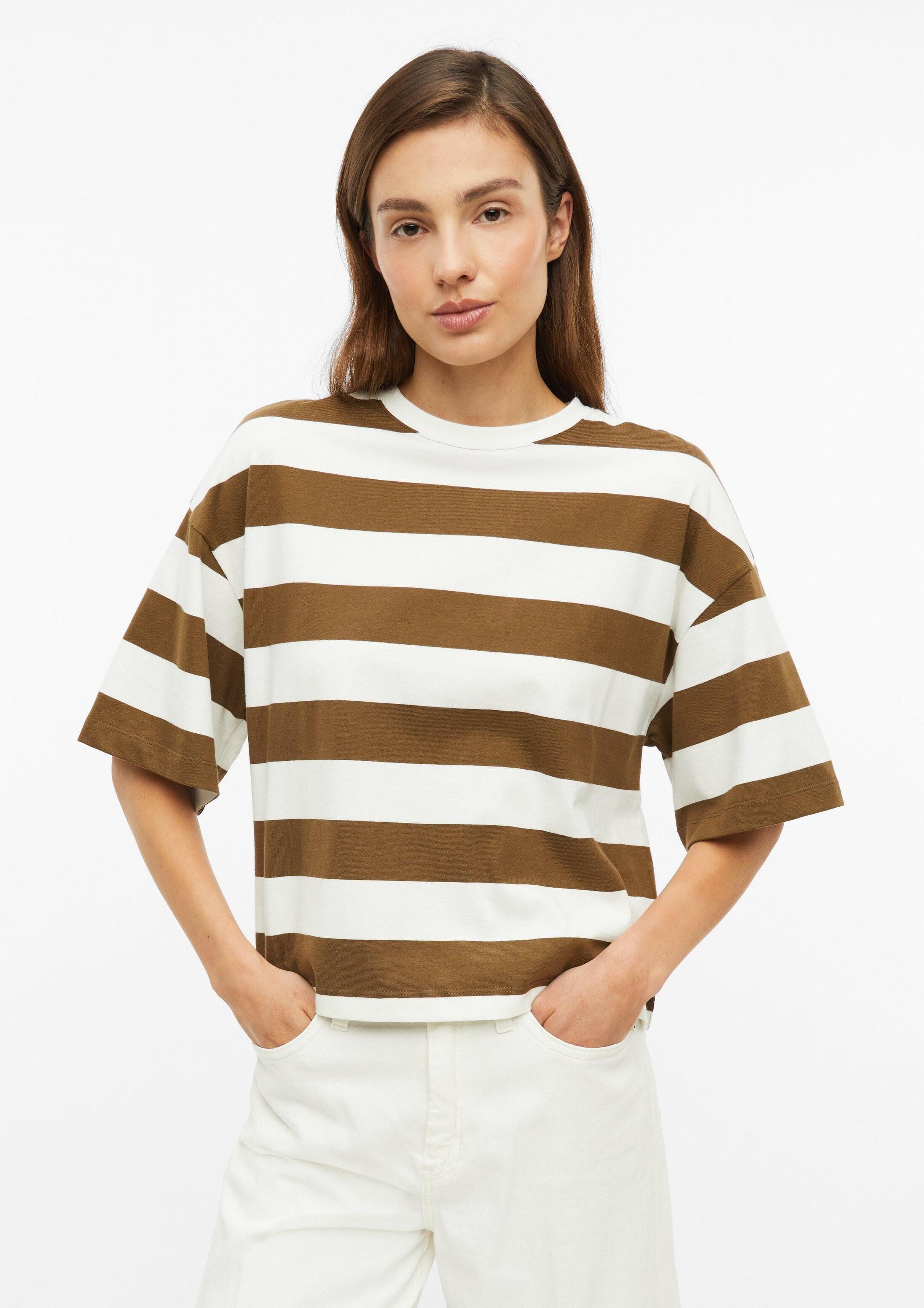 s.Oliver Kurzarmshirt T-Shirt T-Shirt im Boxy Fit mit Blockstreifen