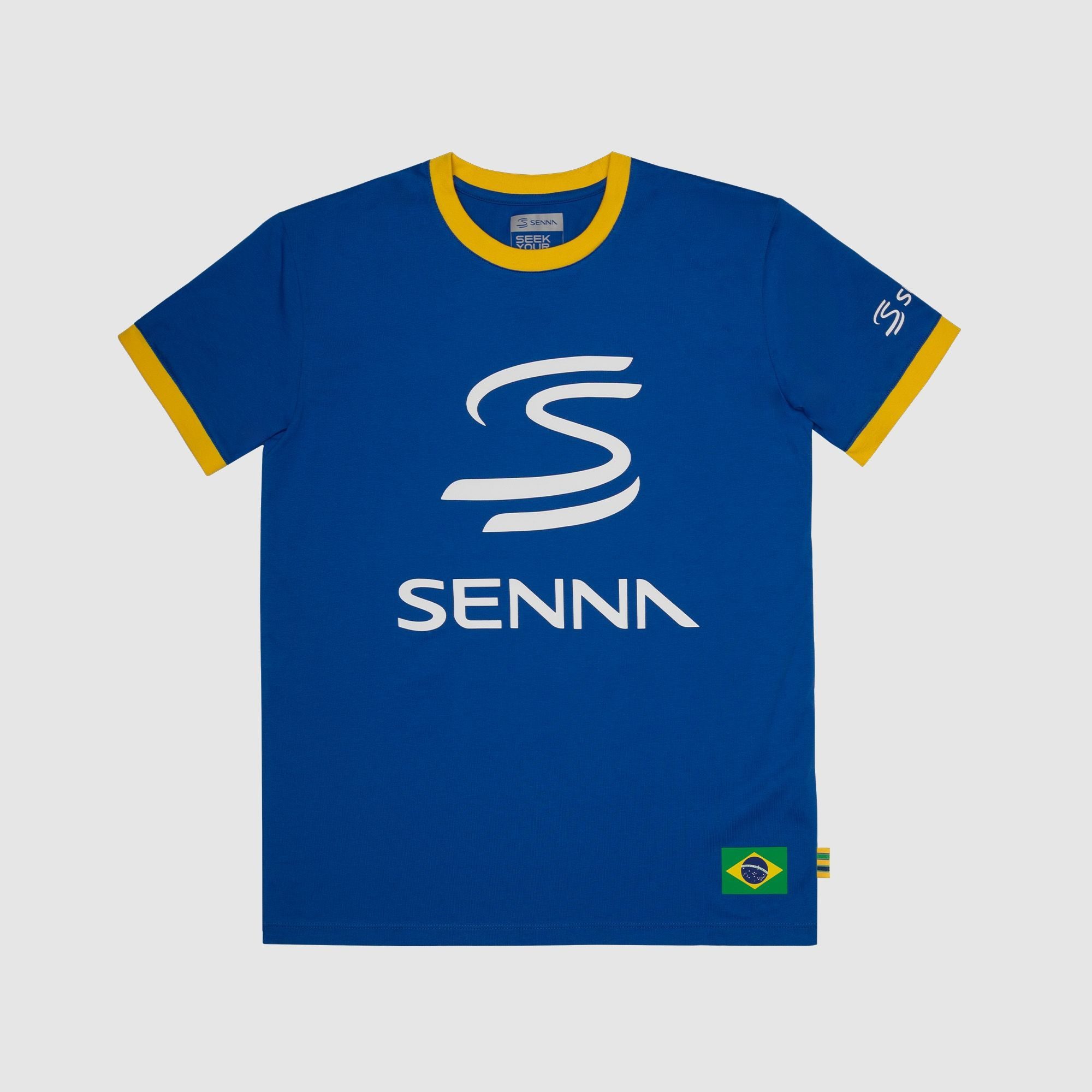 Aryton Senna T-Shirt Ayrton Senna Legacy T-Shirt - blau