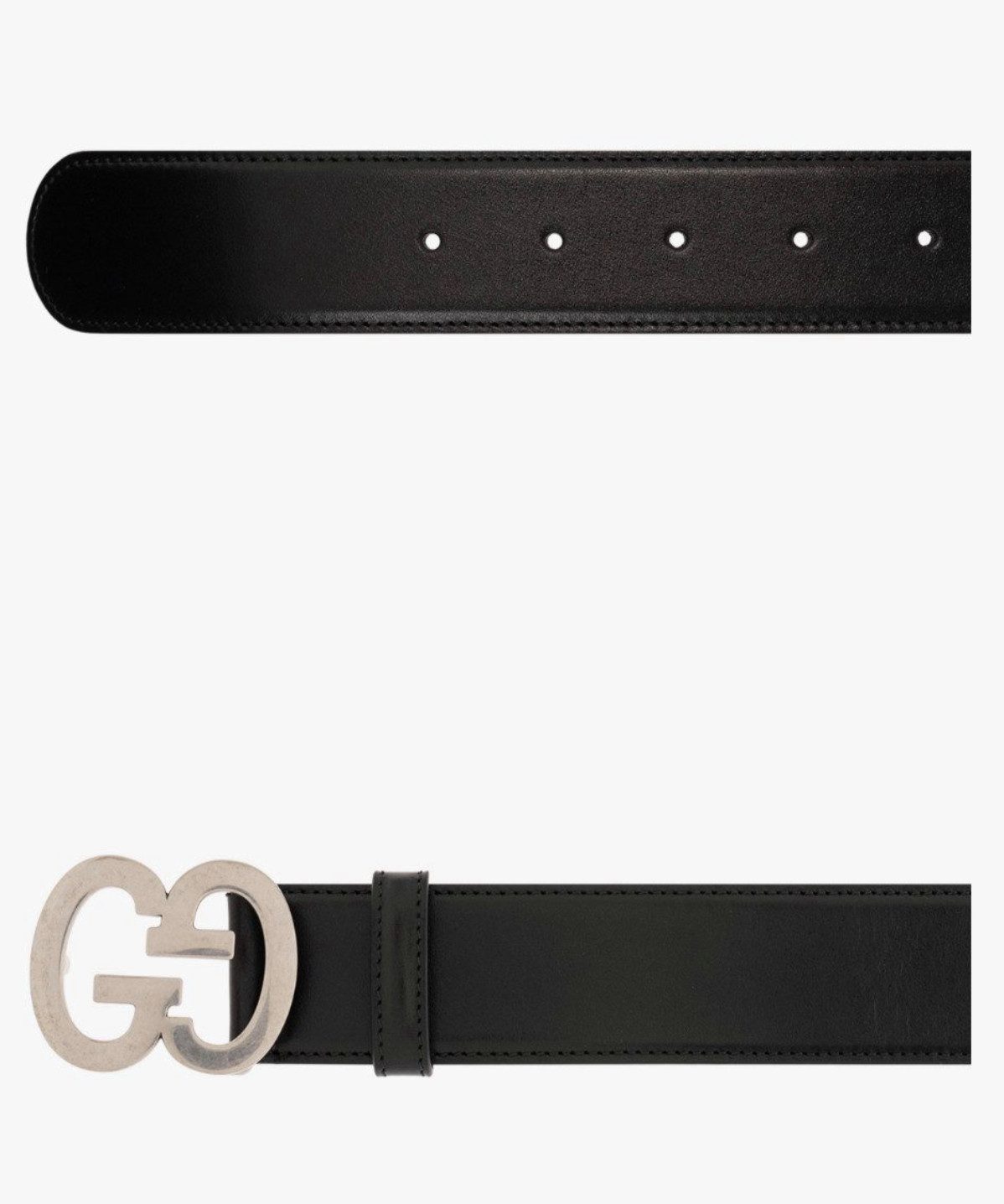 GUCCI Ledergürtel GG Gürtel Interlocking Schnalle günstig online kaufen