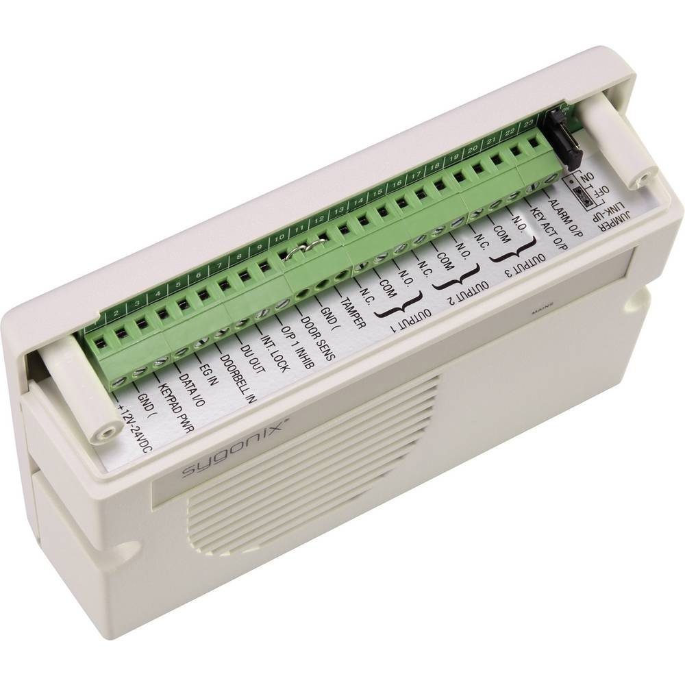 Türschließer mit Ip66 Codeschloss mit Tastatur, Oberflächenmontage, Sygonix Auswerteeinheit separater Transponder beleuchteter