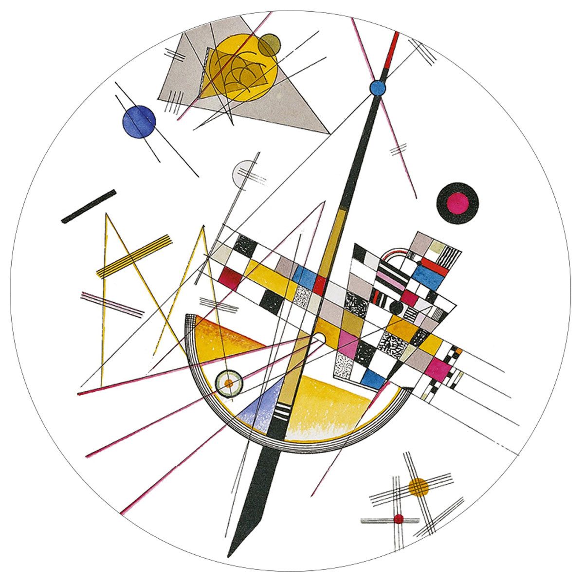 Parastone Dokumentenhalter Parastone Kandinsky-Briefbeschwerer, Glaskuppel, modern, PKAN1