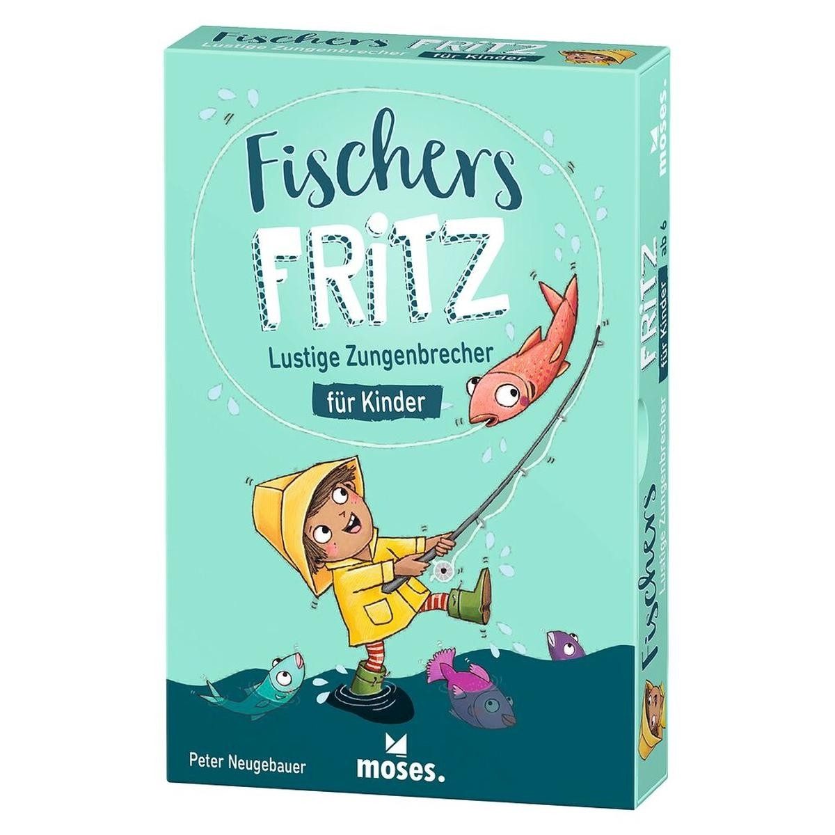 Moses. Verlag Spiel Fischers Fritz – Zungenbrecher Kartenspiel für Kinder ab 6 Jahren