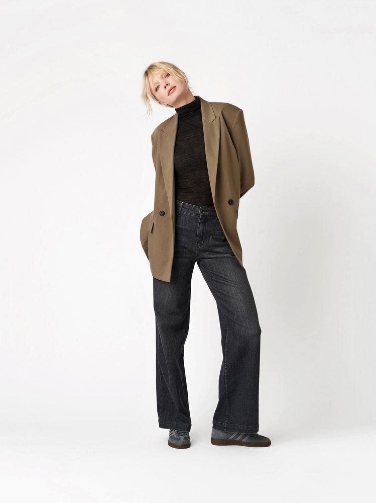 ROSNER Weite Jeans Audrey1_094 (1-tlg) mit Waschung und Buffies günstig online kaufen