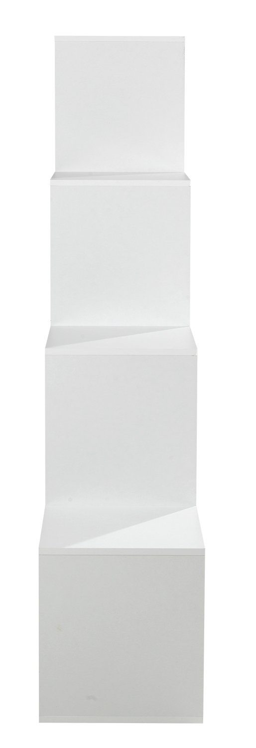 Raumteiler B matt, Fächern LUNA, 10 150 H mit cm, 149 x Weiß