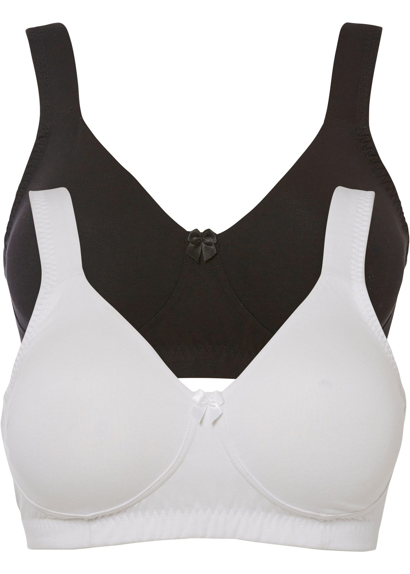 bonprix Minimizer-BH (Packung, 2-tlg., 2er) bügelloses Design, für den Alltag, klassische Passform