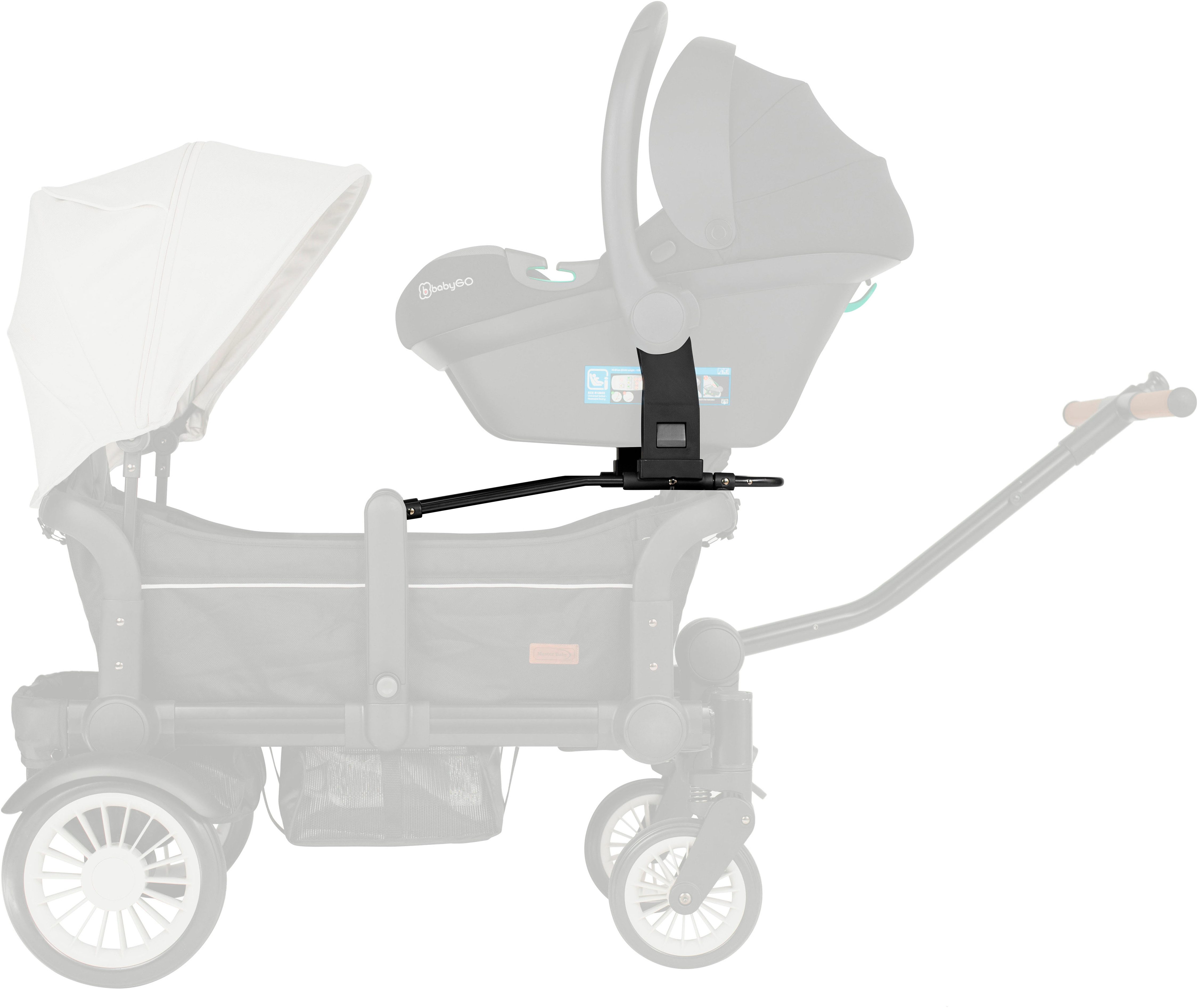BabyGo Maxi-Cosi Adapter Babyschalen-Adapter für Cozy Rider