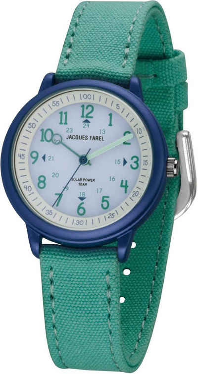 Jacques Farel Solaruhr ORSO 3105, Armbanduhr, Kinderuhr, ideal auch als Geschenk