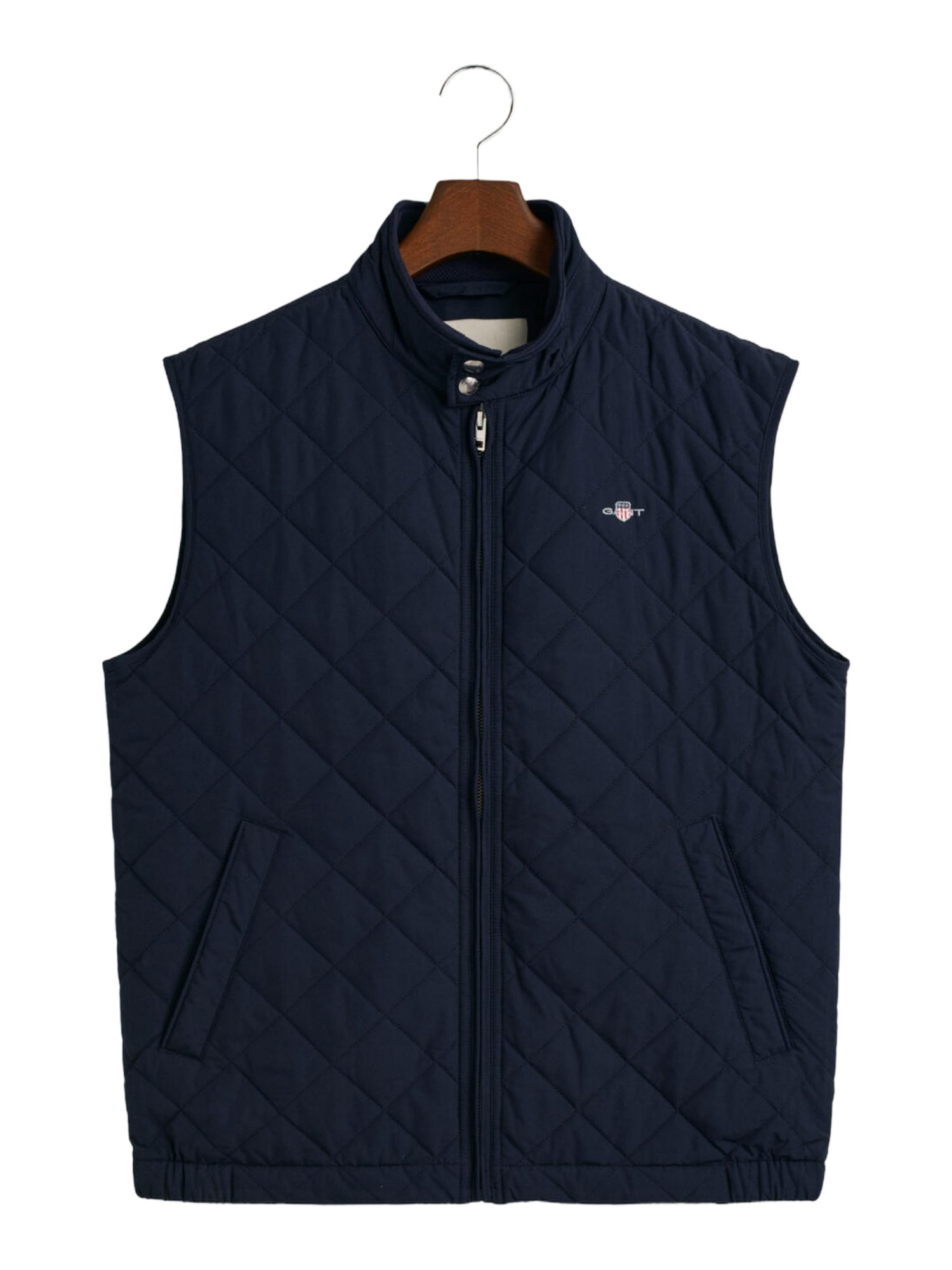 Gant Steppweste QUILTED WINDCHEATER VEST mit Wattierung aus recyceltem Polyester