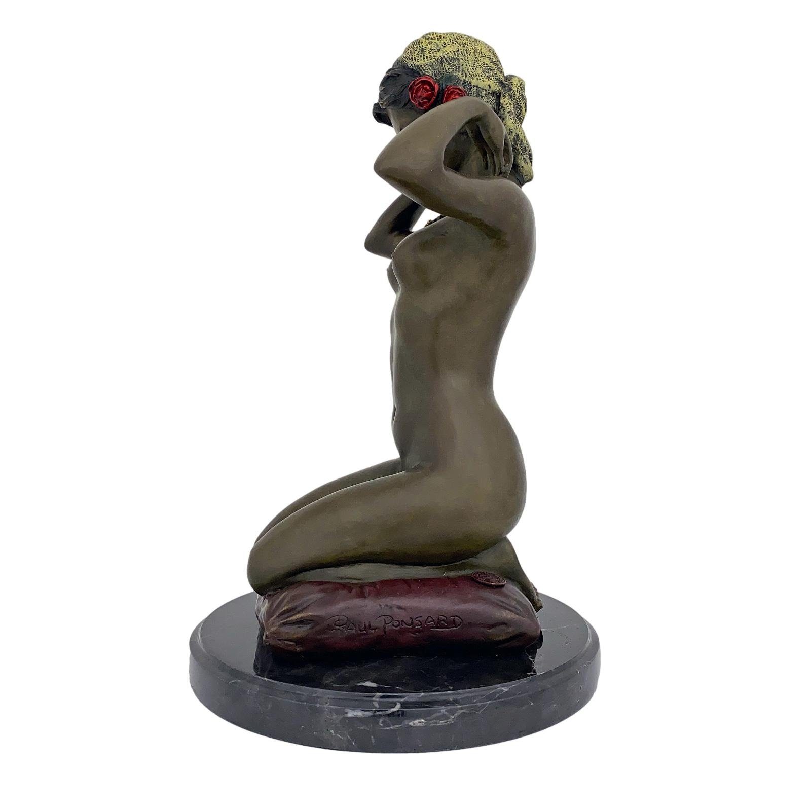 Erotik nach Bronzeskulptur Paul 29cm Antik-Stil Kunst Skulptur Ponsard Re Aubaho Figur