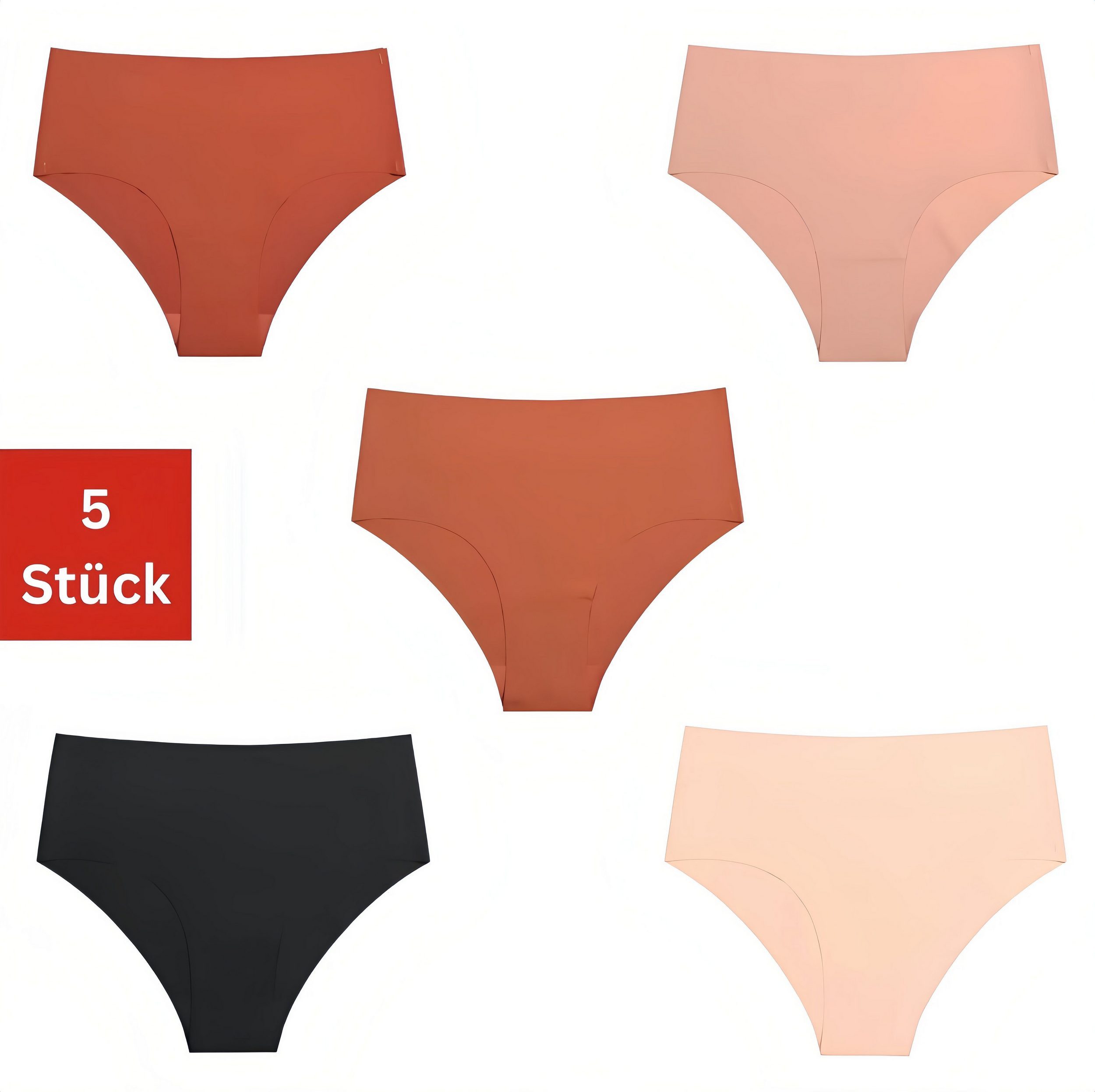 Elegant Love Slip Tangas: Bequeme Dessous, Sexy Unterwäsche, nahtlose Panties (Set, 5-St., 5er-Pack) Höschen Lingerie für Damen, mehrfarbige Unterhosen, stilvolle strings