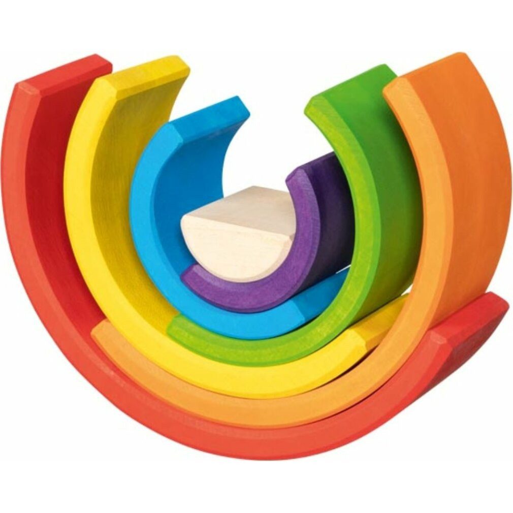goki Puzzle Gollnest & Kiesel Bausteine, Kleiner Regenbogen, Puzzleteile