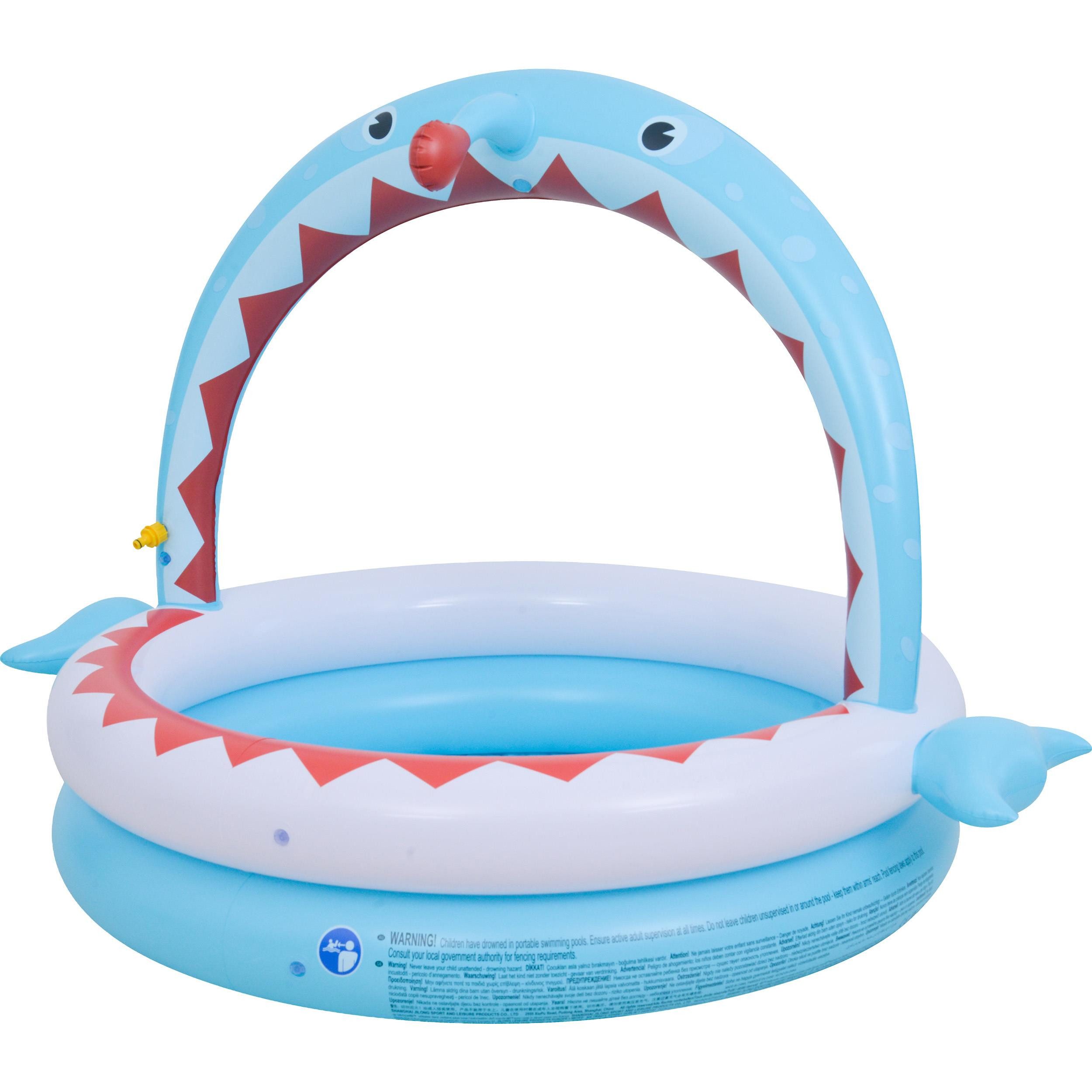 SunClub Дитячий басейн Kinderpool 163x124x115 cm, (Packung, 2-tlg), 163x124x115 cm mit Gartenschlauchanschluss