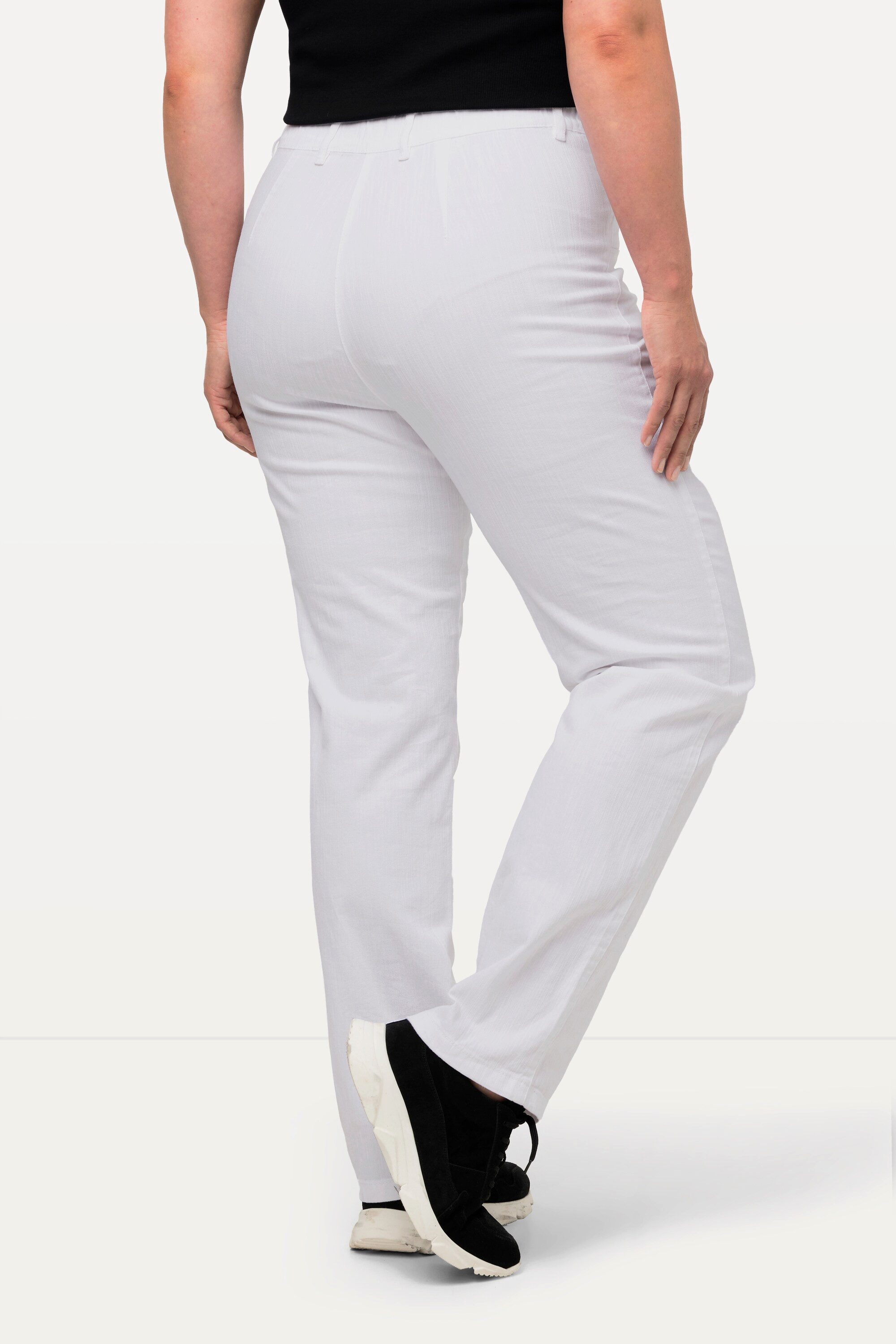 Ulla Popken Funktionshose Sommerhose Mony angenehm leicht Zipptaschen Stretc