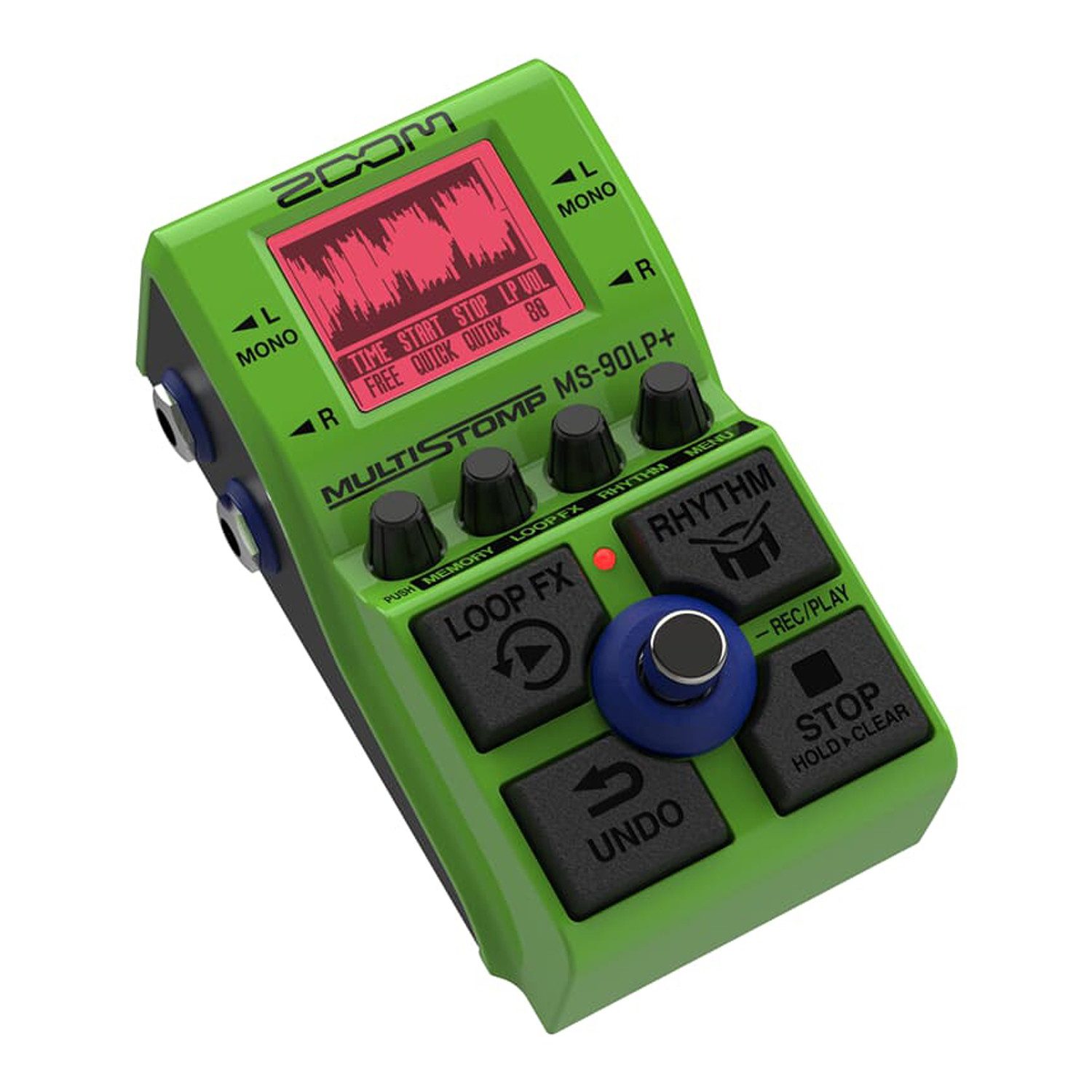 Zoom Audio E-Gitarre Zoom Effektgerät MS-90 LP+ Looper Pedal, Digital, 1-St., Effektpedal, Gitarren und Bass Looper Pedal