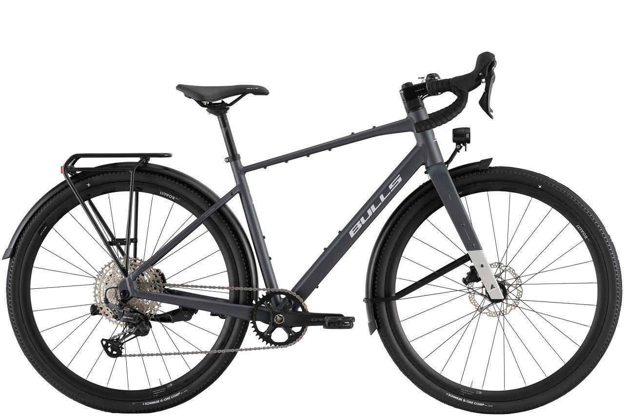 Bulls Gravelbike Bulls Daily Grinder 3 anthrazit 2026, 12 Gang SHIMANO GRX RD-RX822, Kettenschaltung