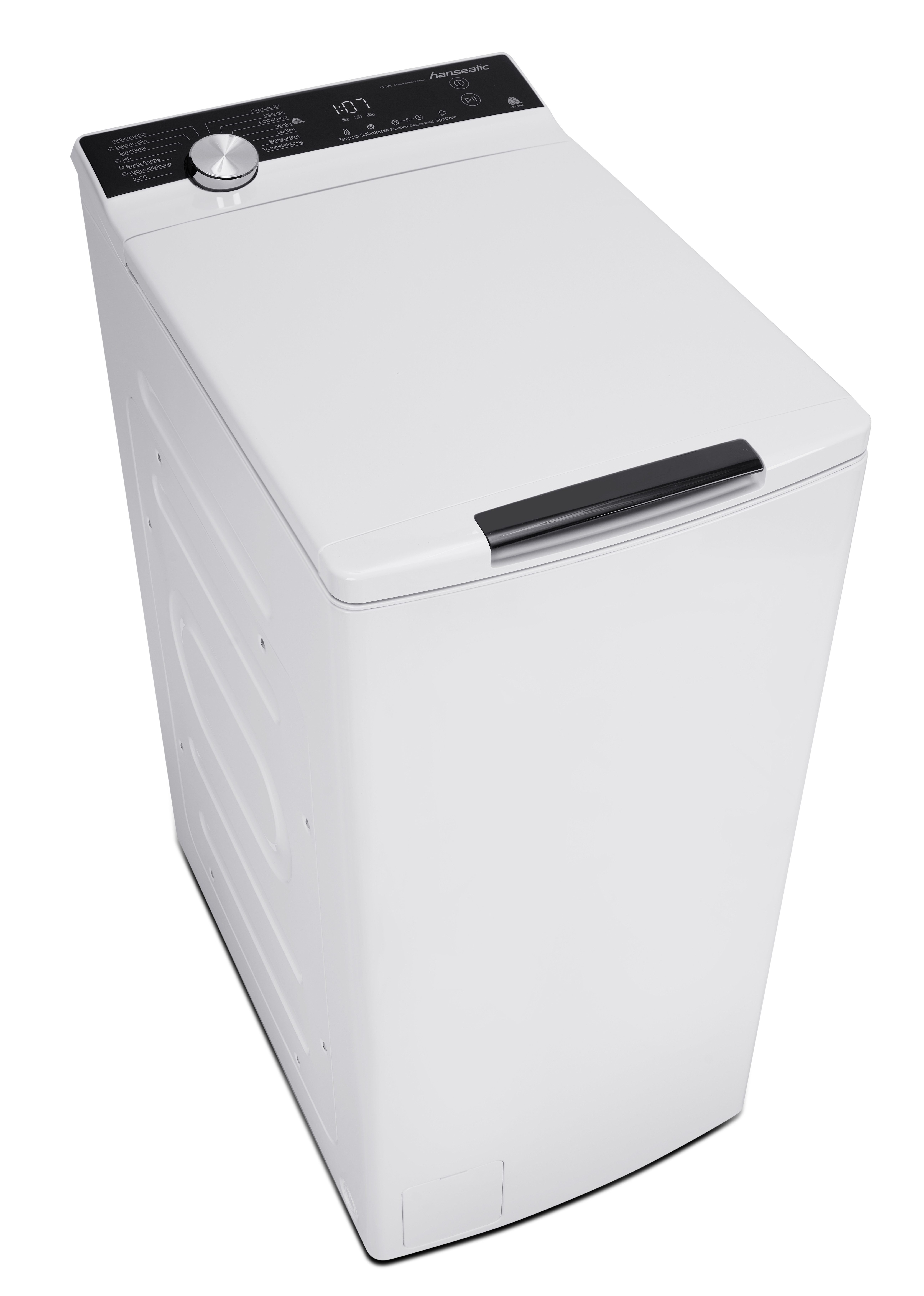 Hanseatic Waschmaschine Toplader HTWK813A, 8 kg, 1300 U/min, Mengenautomatik