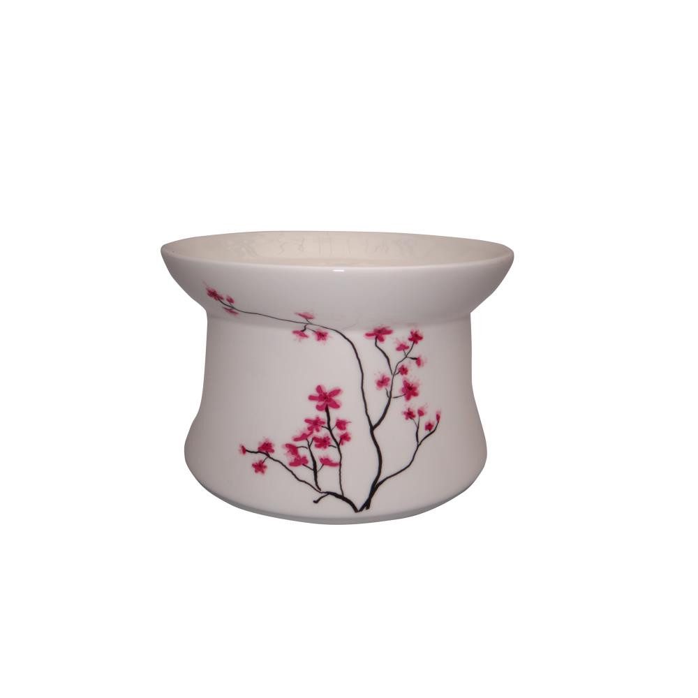 TeaLogic Teekanne, Höhe: 8cm, Farbe: Weiß, Motiv: Kirschblüten