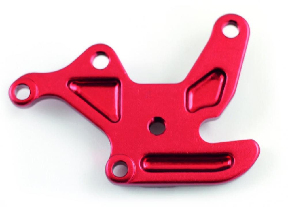 MCG Schaltung MCG Parts Ausfallende Varia links mit I.S. S rot - präziser Schaltauge