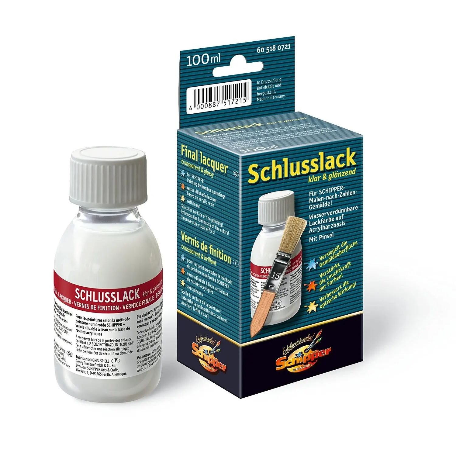 Spiel Schlusslack klar & glänzend