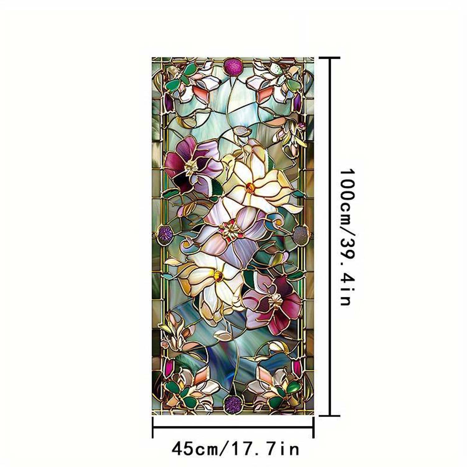 Agger Fensterfolie Dekorative Fensterfolie Sichtschutz selbsthaftend – Bild 2 von 5