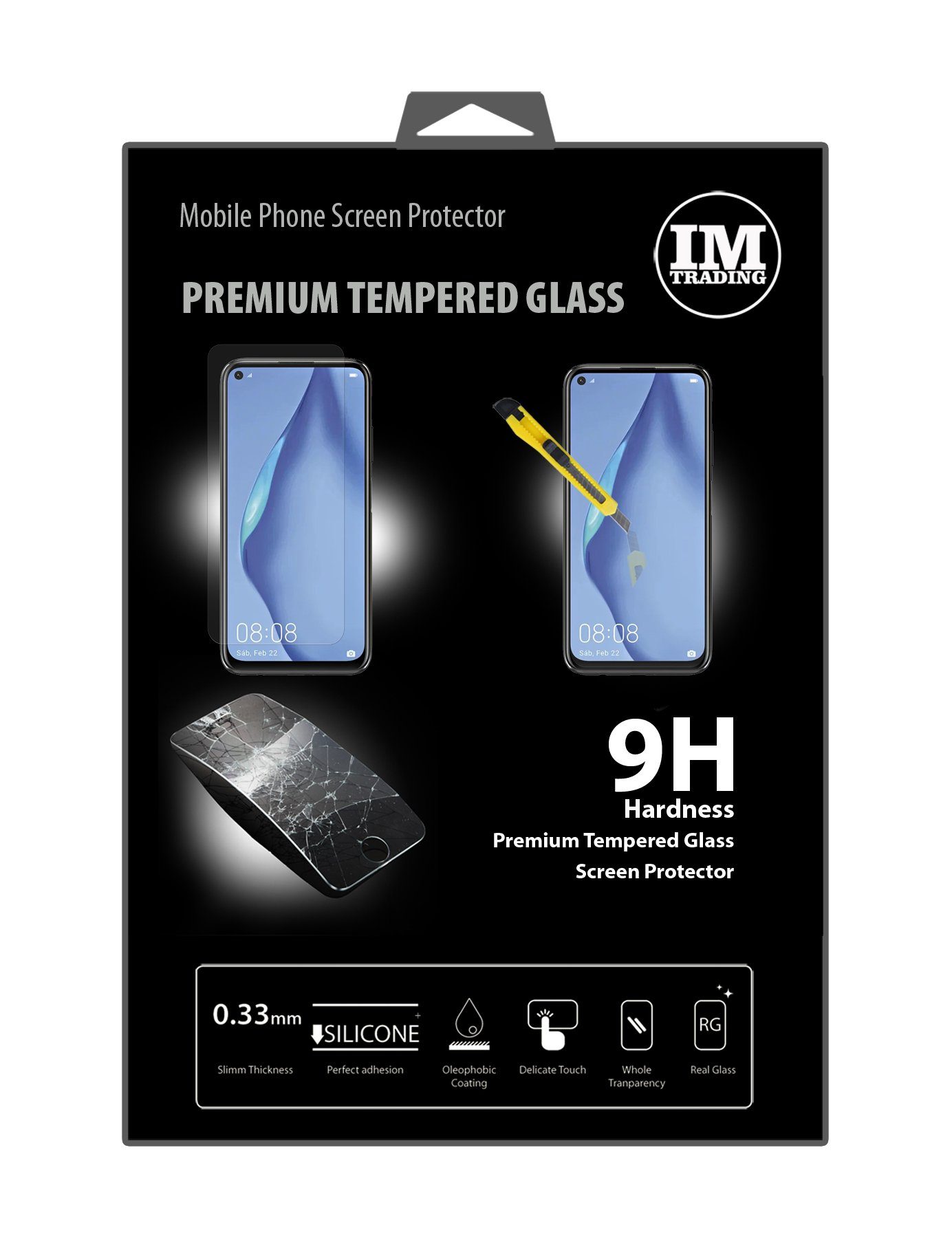 Handyhülle Schutzglas für Huawei P40 Lite