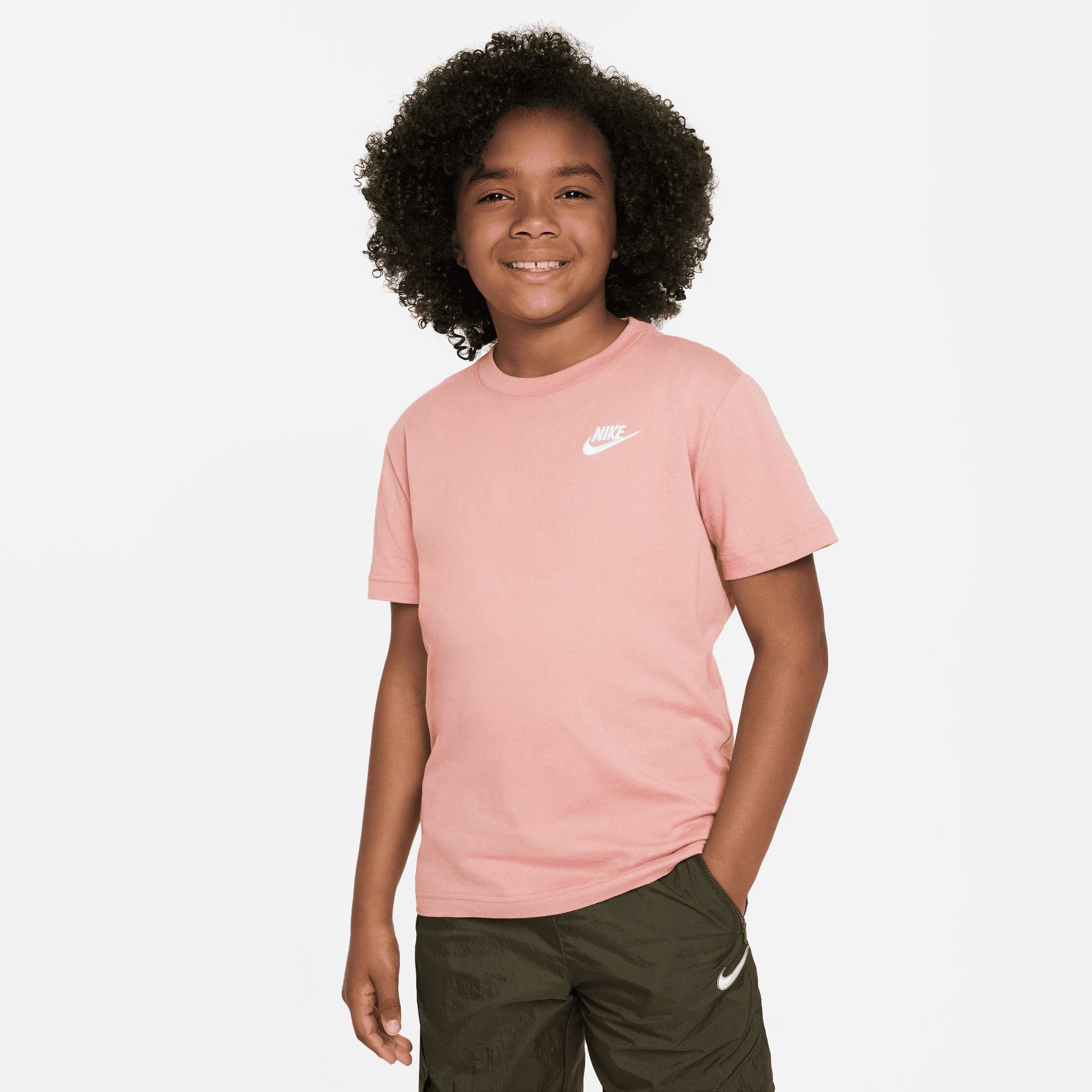 Nike Sportswear KIDS' RED (GIRLS) STARDUST BIG T-Shirt T-SHIRT