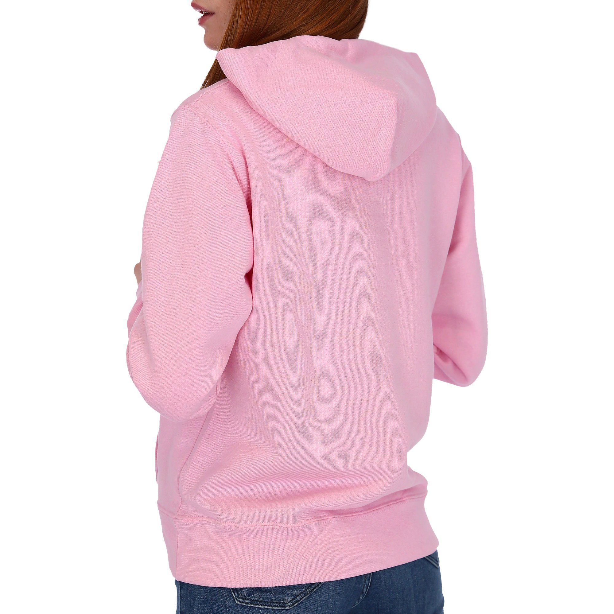 Kapuzensweatshirt the of Fruit Damen mit Vintage-Logo Loom Kapuzenpullover rose