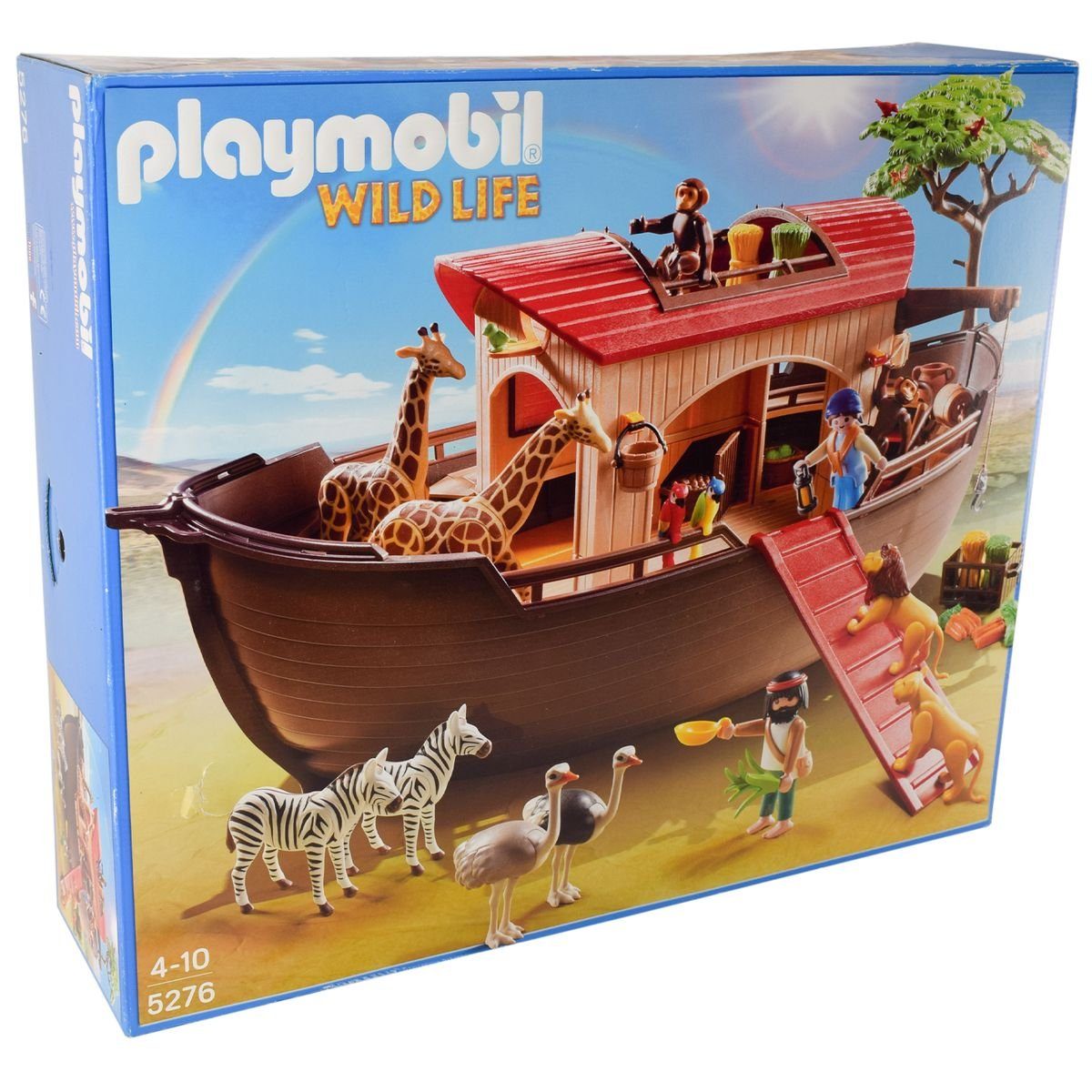 Playmobil® Spielbausteine Playmobil 5276 Wild Life Große Arche mit Tieren  und Zubehör 101-tlg., (5276)