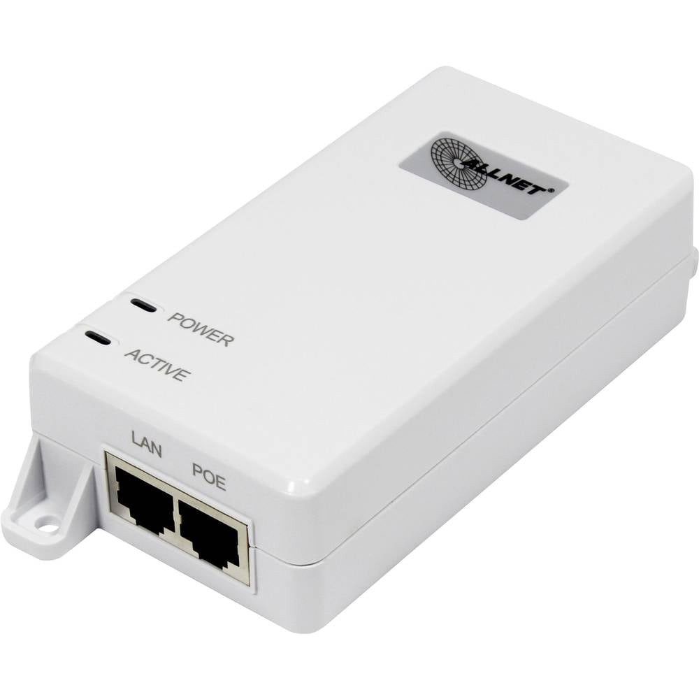 Allnet PoE Injektor Gigabit PoE & PoE+ (15.4W/30W ALL0488v6 Netzwerk-Switch