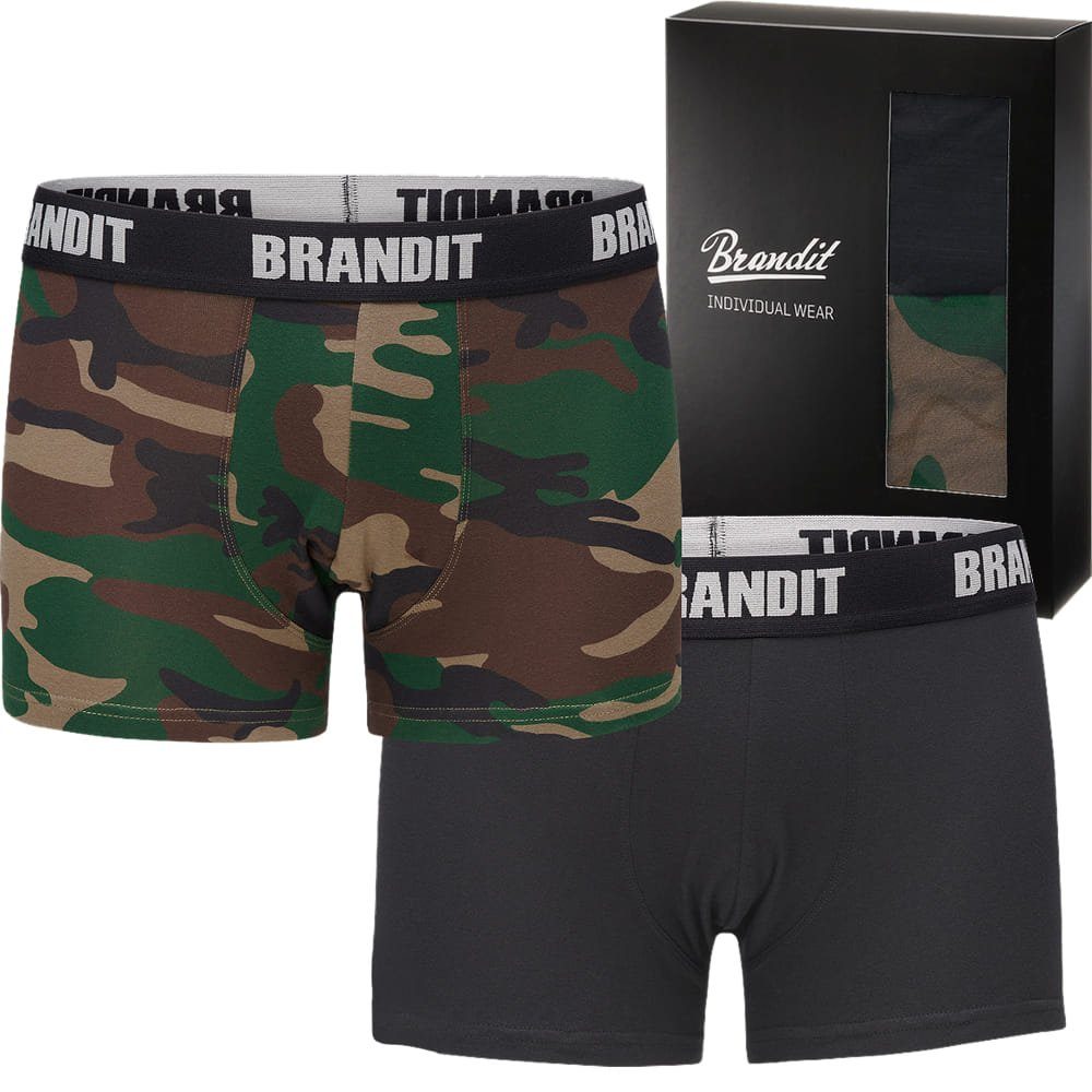 Brandit Boxershorts Brandit 2er Pack Army günstig online kaufen