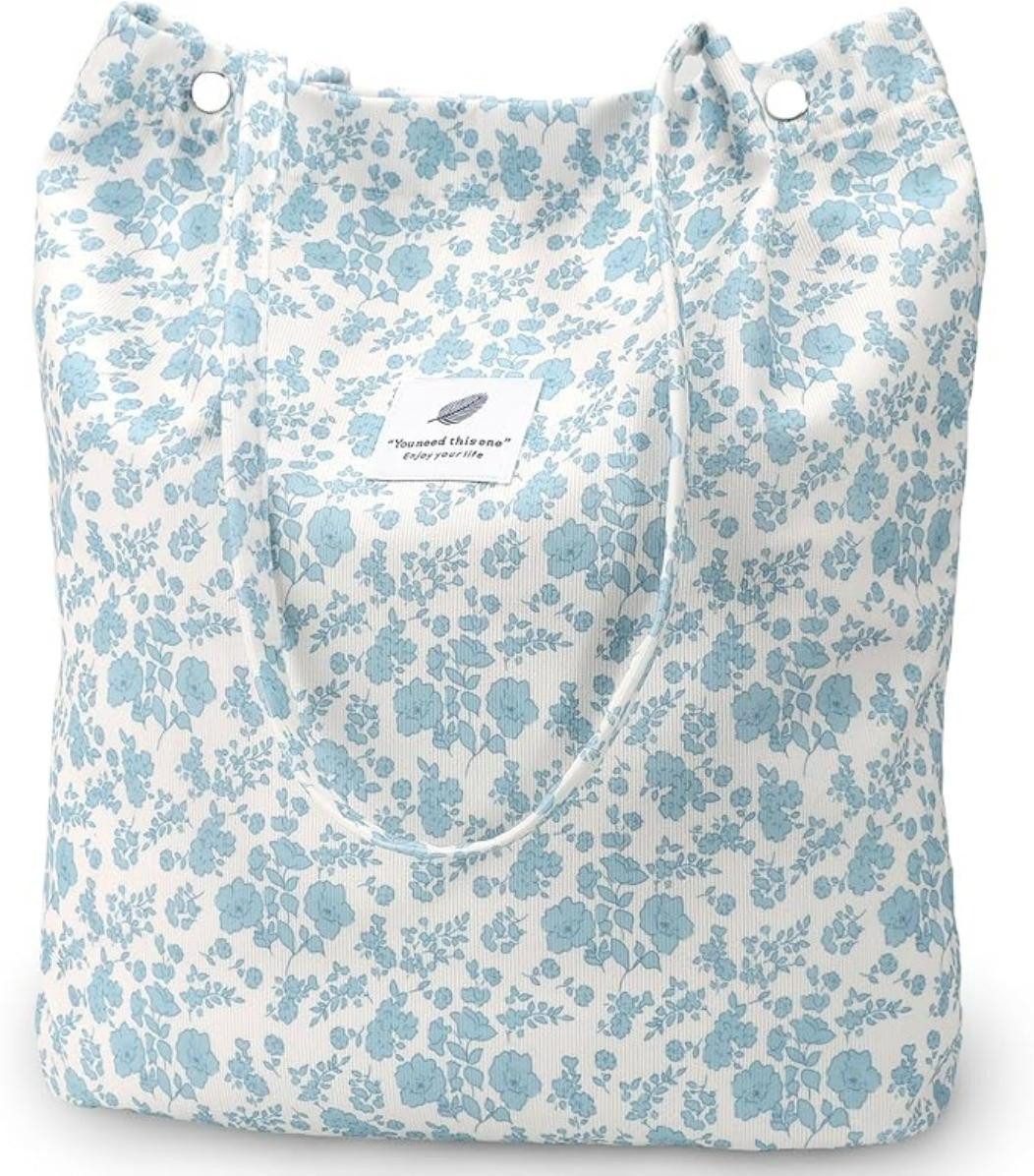 Coonoor Schultertasche Damen Grosse Kapazität Canvas Tasche Tote Handtasche