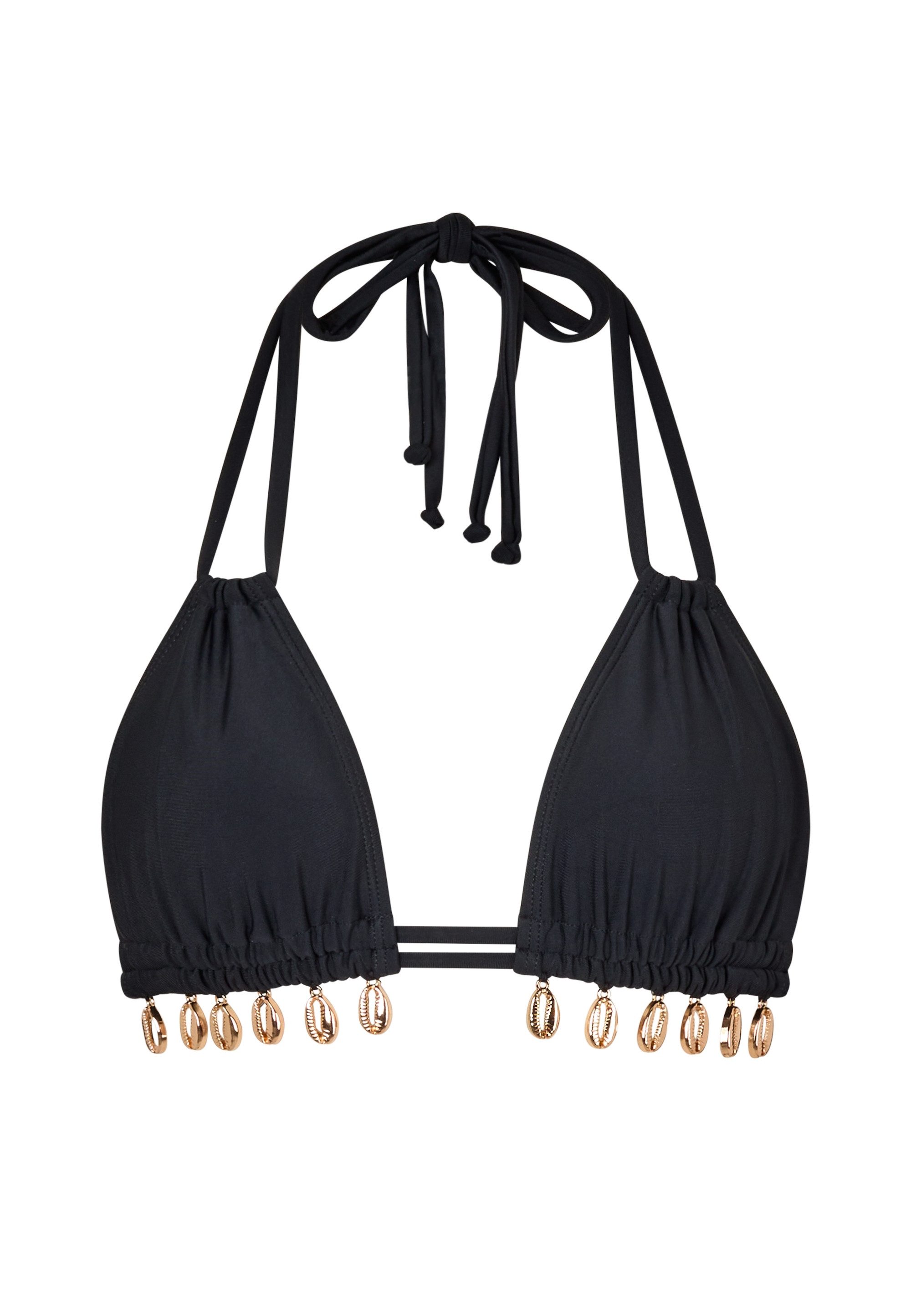 Moda Minx Triangel-Bikini-Top Gold Shells Double günstig online kaufen