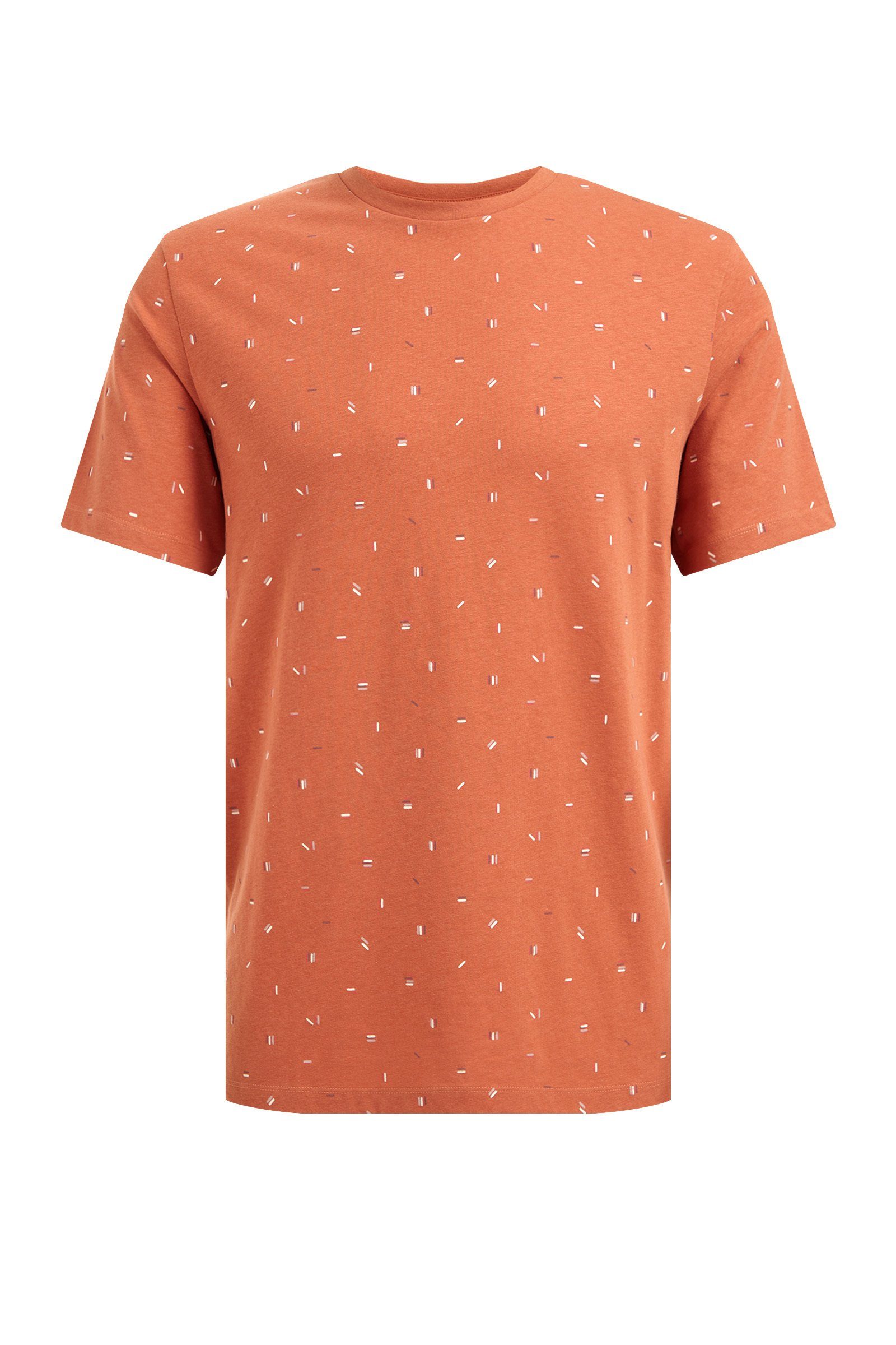 WE Fashion T-Shirt (1-tlg) Orange