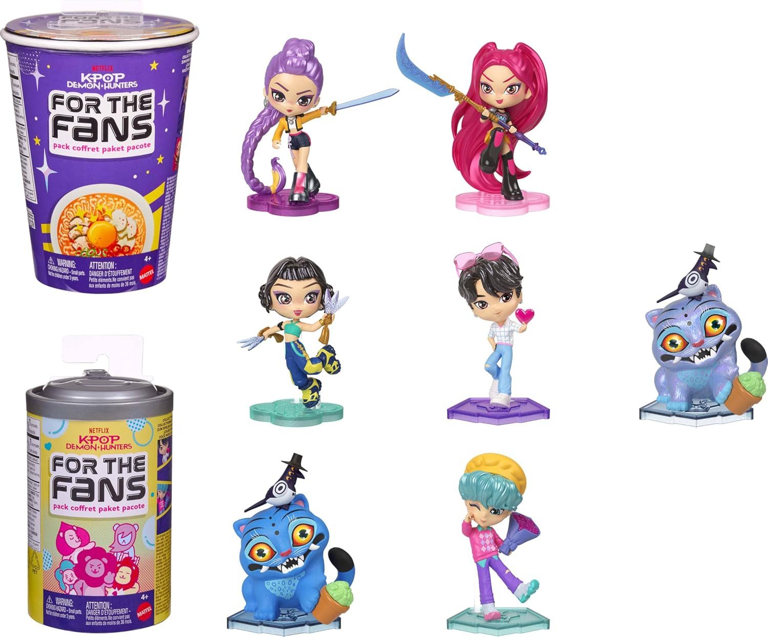 Mattel® Spiel KPop Demon Hunters Sammelfigur – 1 zufällig aus 7+ Designs