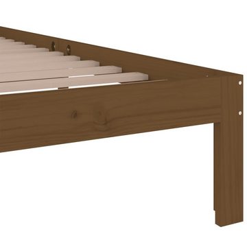 vidaXL Bett Massivholzbett Honigbraun 90x200 cm