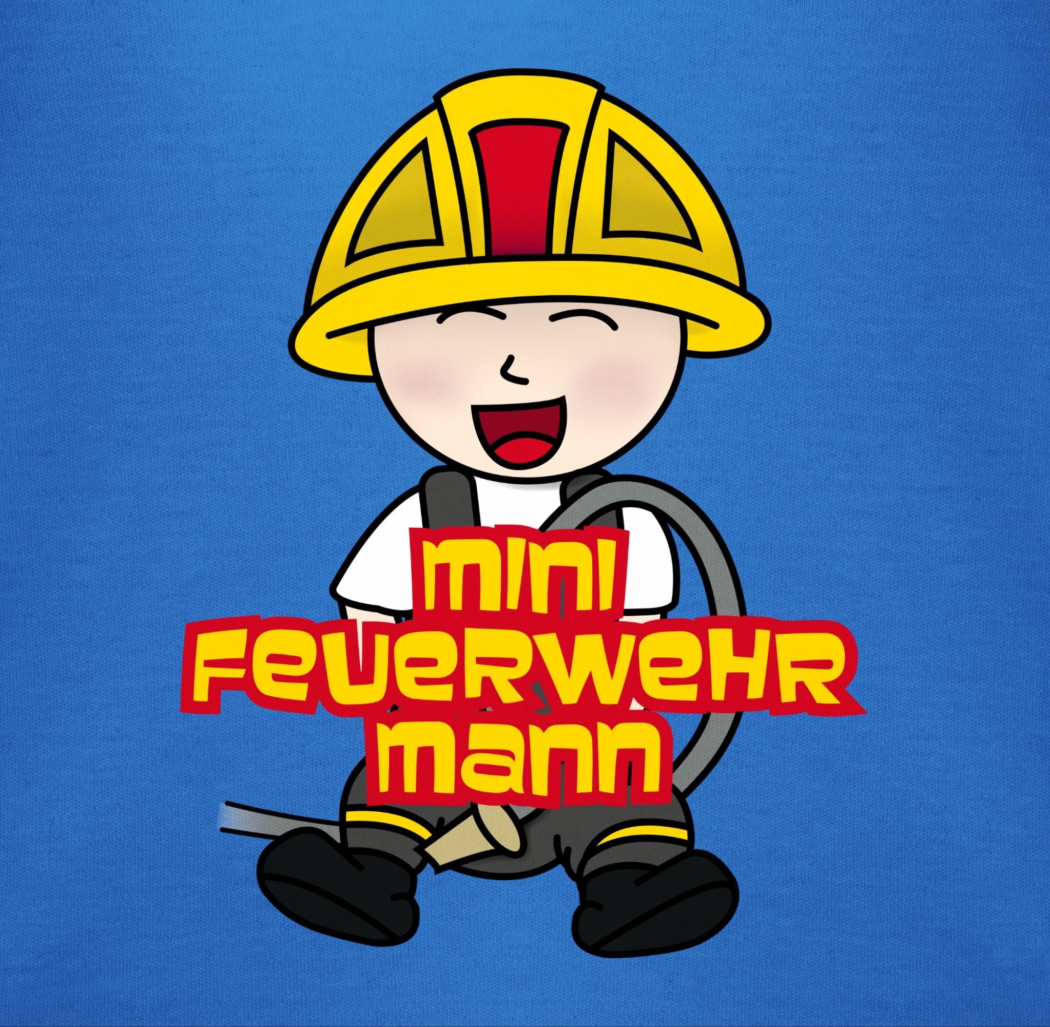 Feuerwehrmann Feuerwehr 1 Shirtbody Shirtracer Royalblau Mini