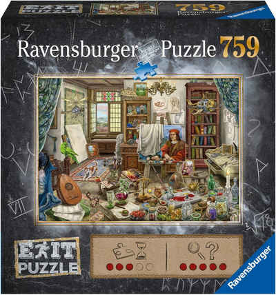 Ravensburger Puzzle »Exit Das Künstleratelier«, 759 Puzzleteile, FSC® - schützt Wald - weltweit; Made in Germany