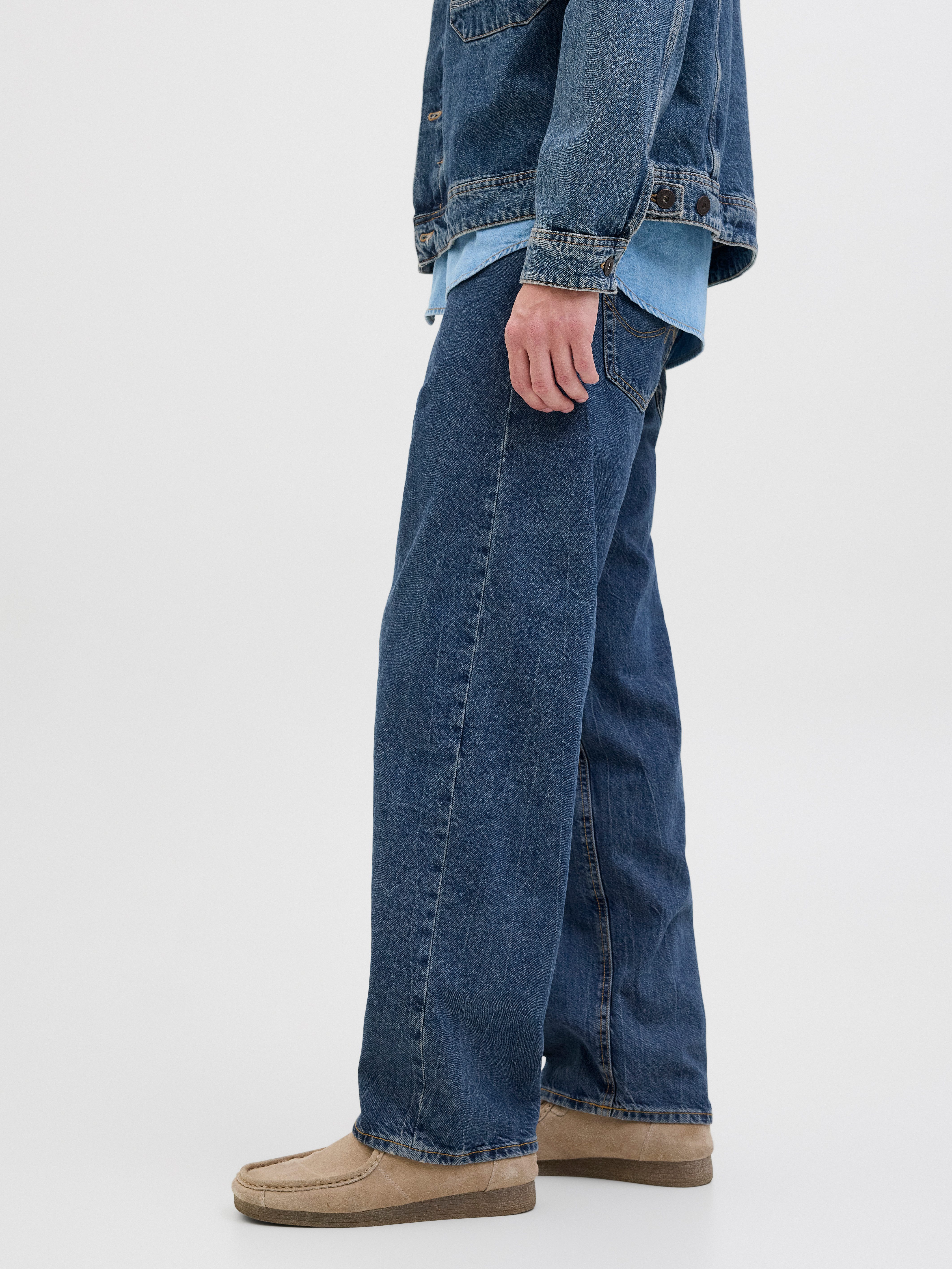 Jack & Jones Relax-fit-Jeans JJIALEX JJORIGINAL SQ 738 Baumwolle, baggy fit