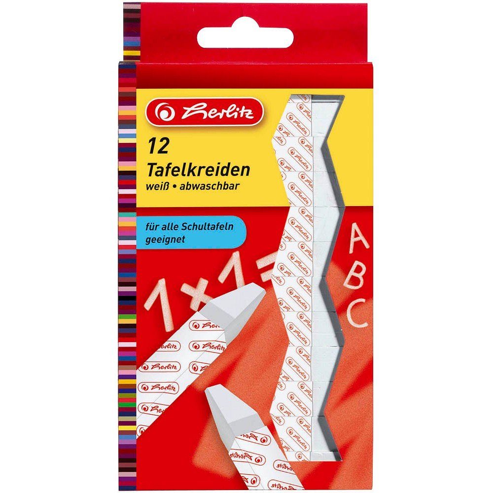 Herlitz Malkreide herlitz 8648107 Kreide weiß 12 St.(T)