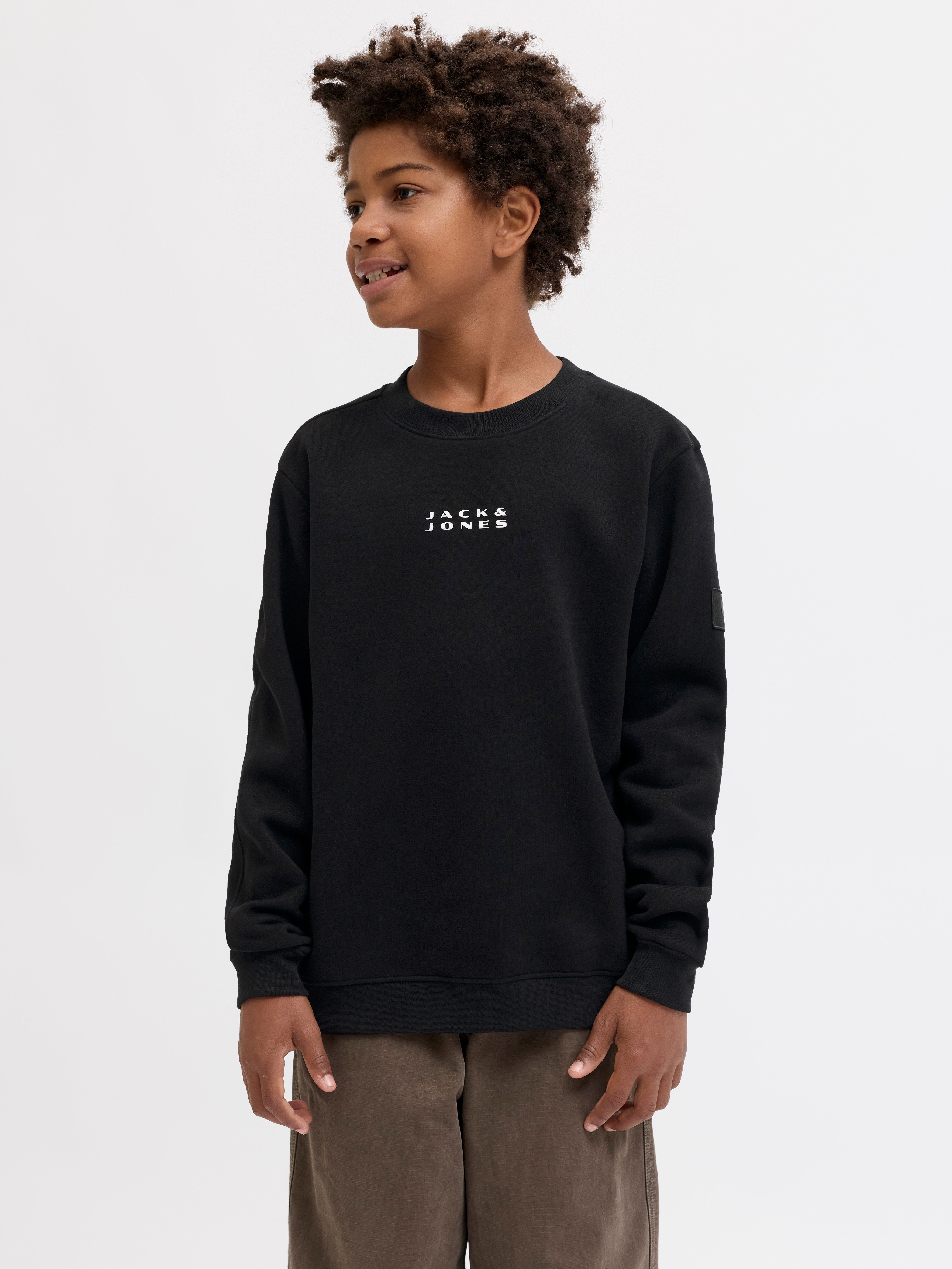 Jack & Jones Junior Sweatshirt JCOPOINT SWEAT BADGE CREW NECK BF JNR