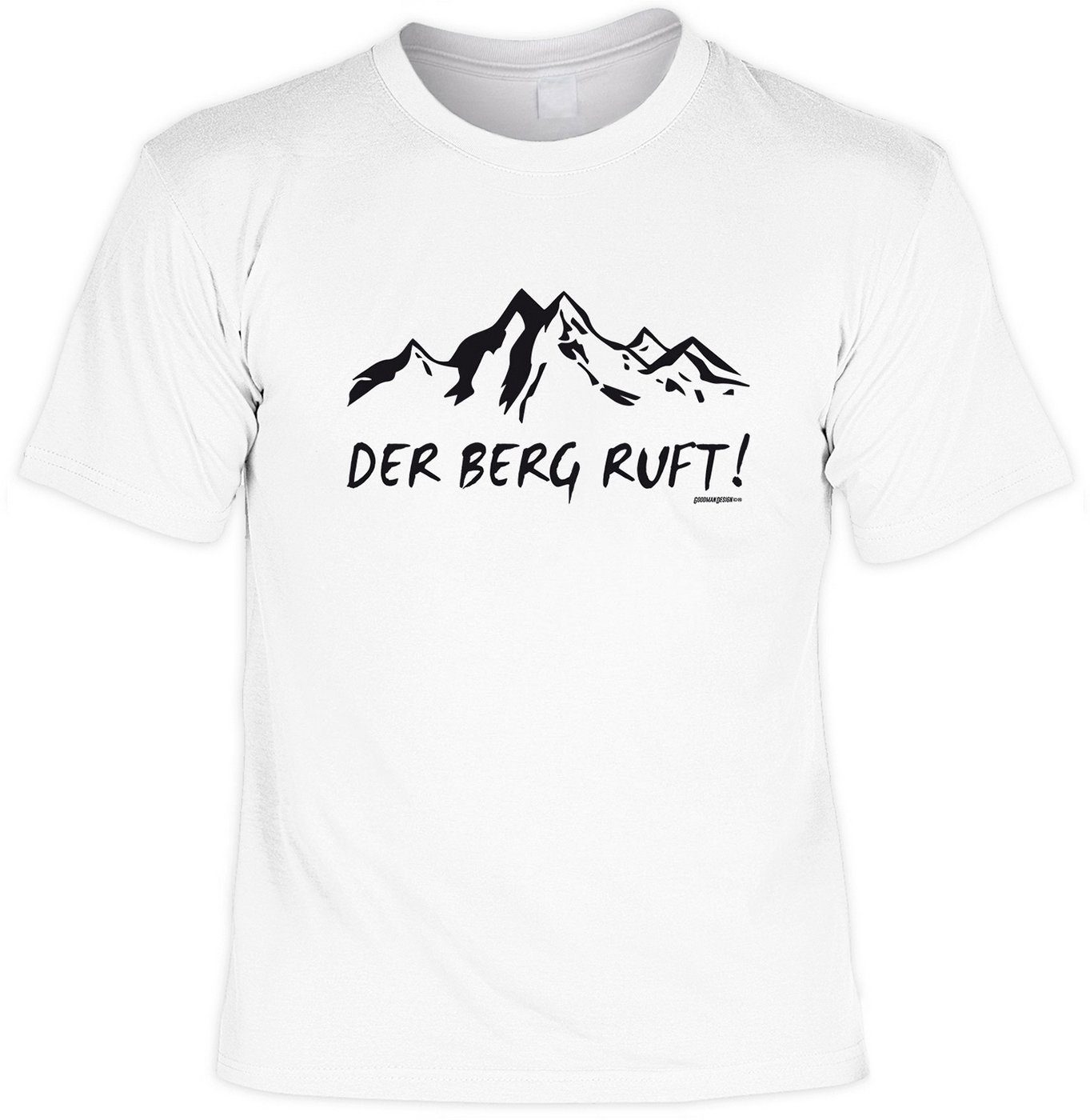 Tini - Футболки Print-Shirt Wanderer Bergfreunde T-Shirt: Der Berg ruft ! Shirt für Kletterer, Bergsteiger, Wanderfreunde