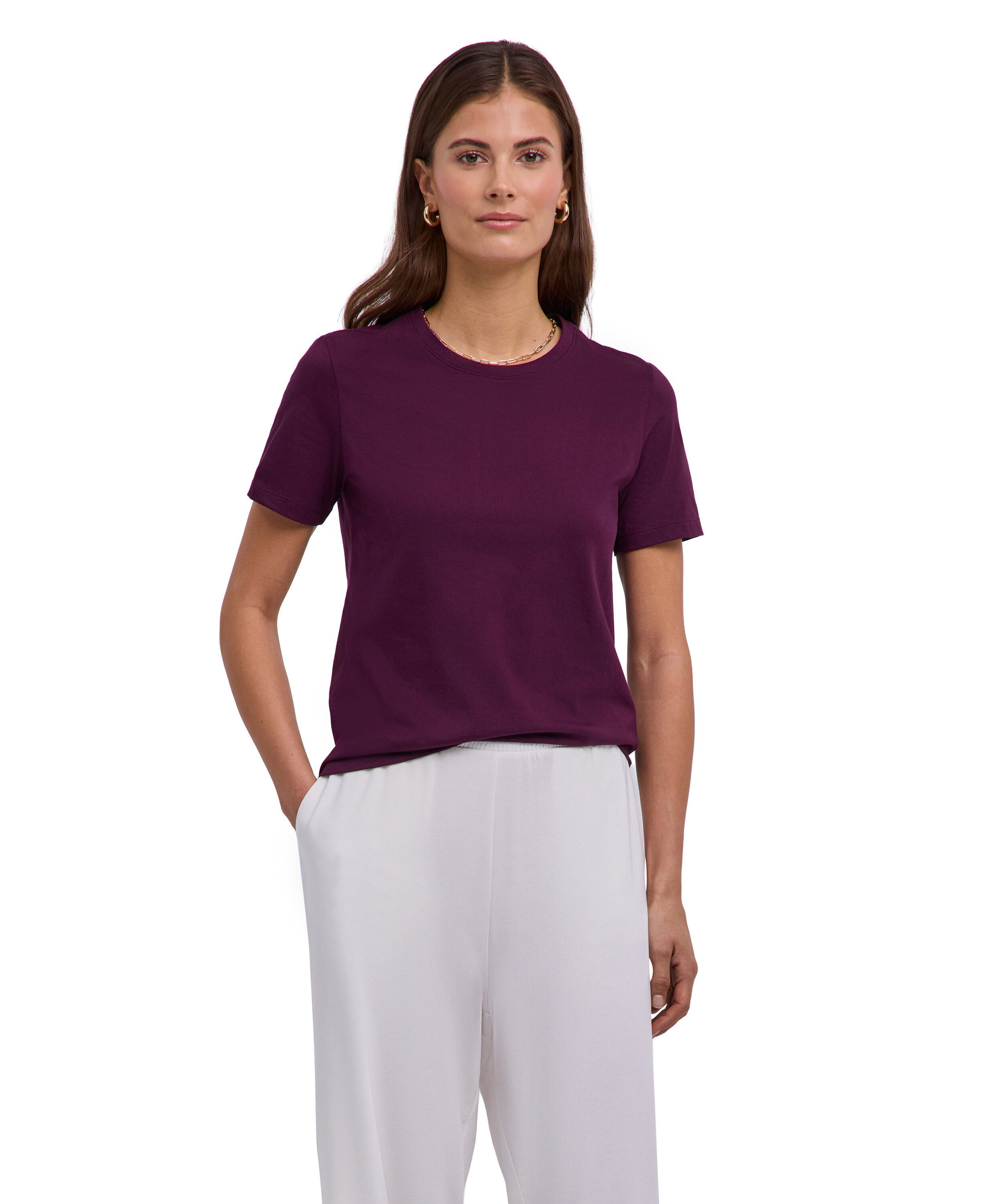 T-Shirt T-Shirt aus reiner Baumwolle