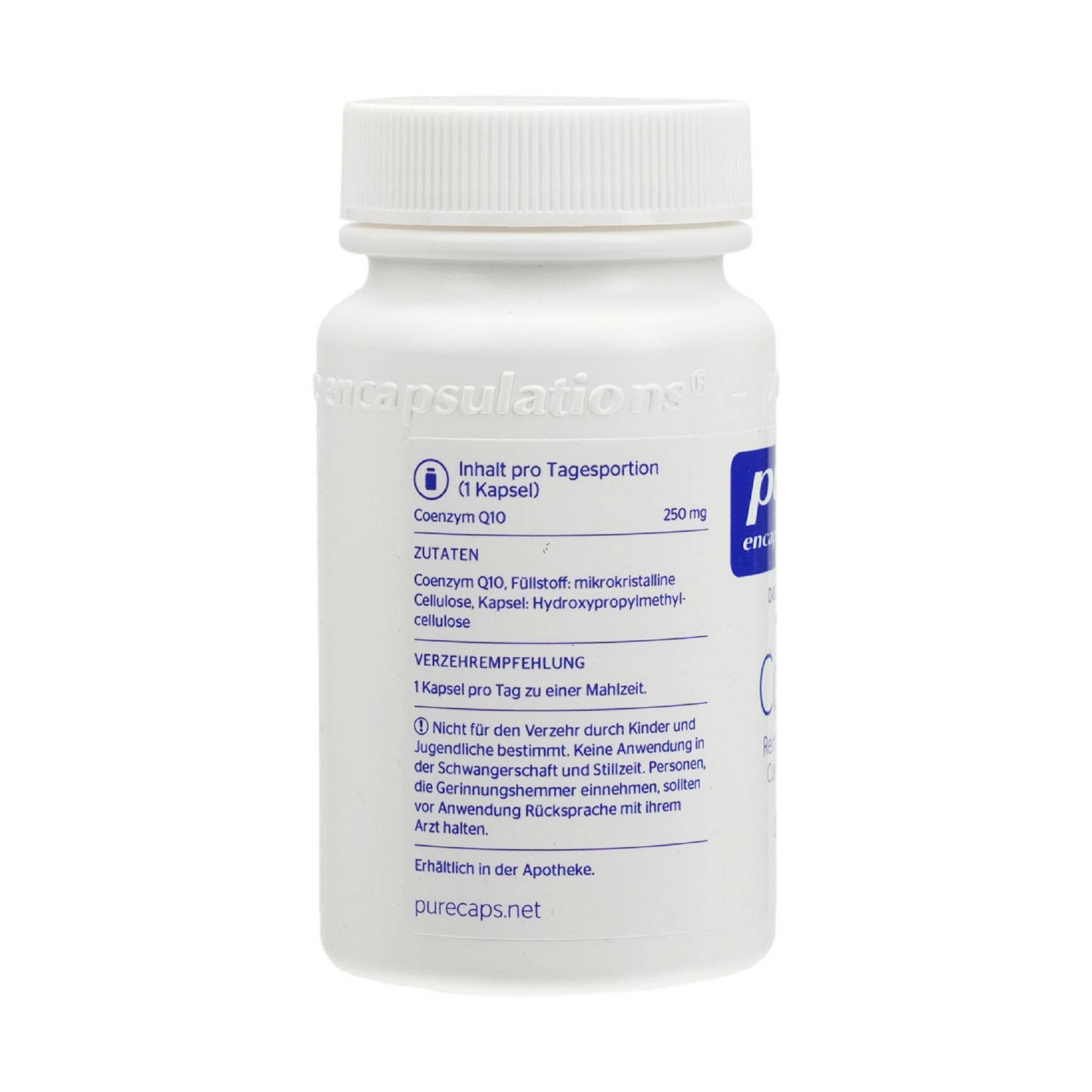Pure PURE ENCAPSULATIONS CoQ10 250 mg Kapseln Kapsel